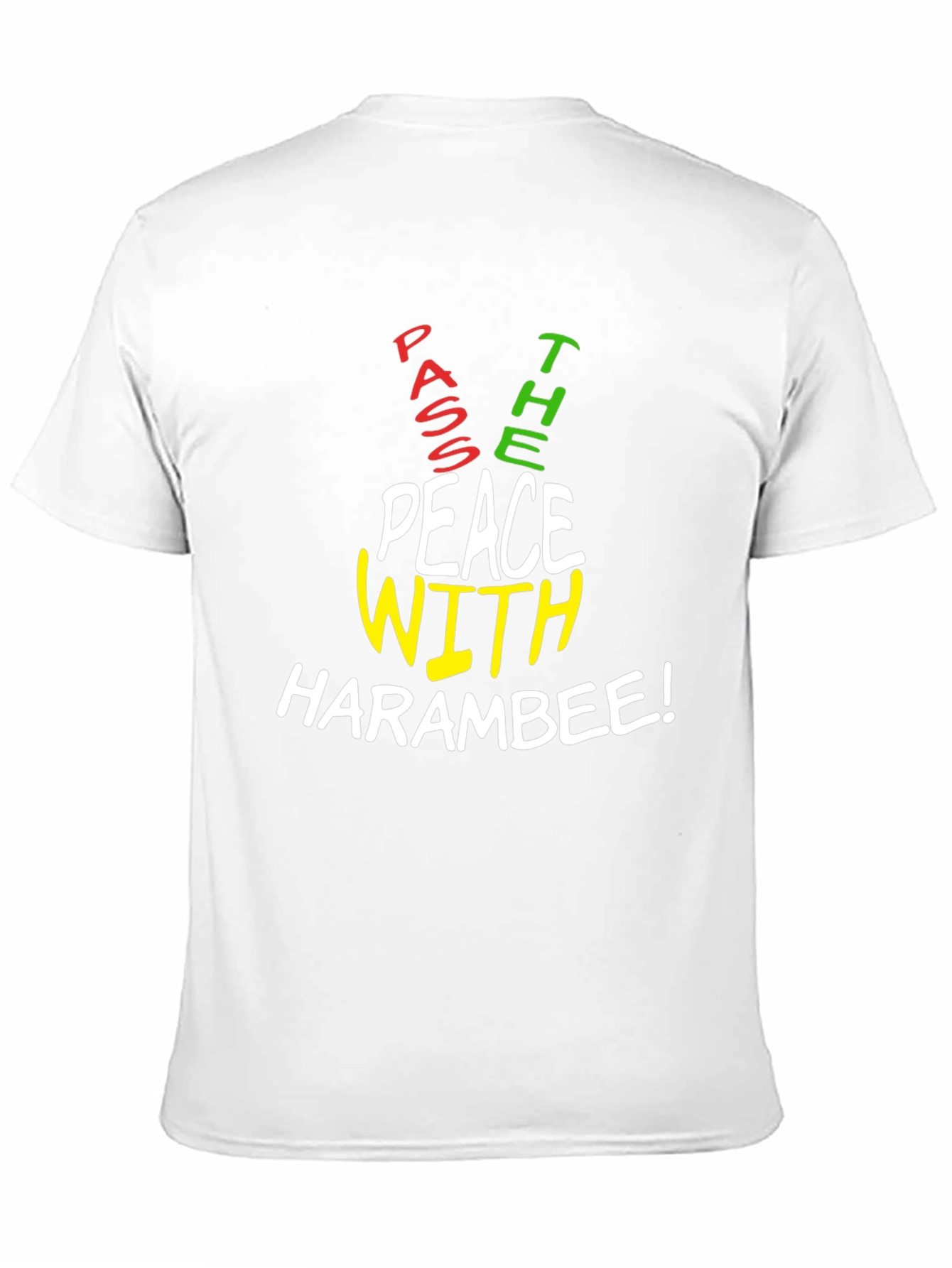 Pass the Peace with Harambe Black T-Shirt