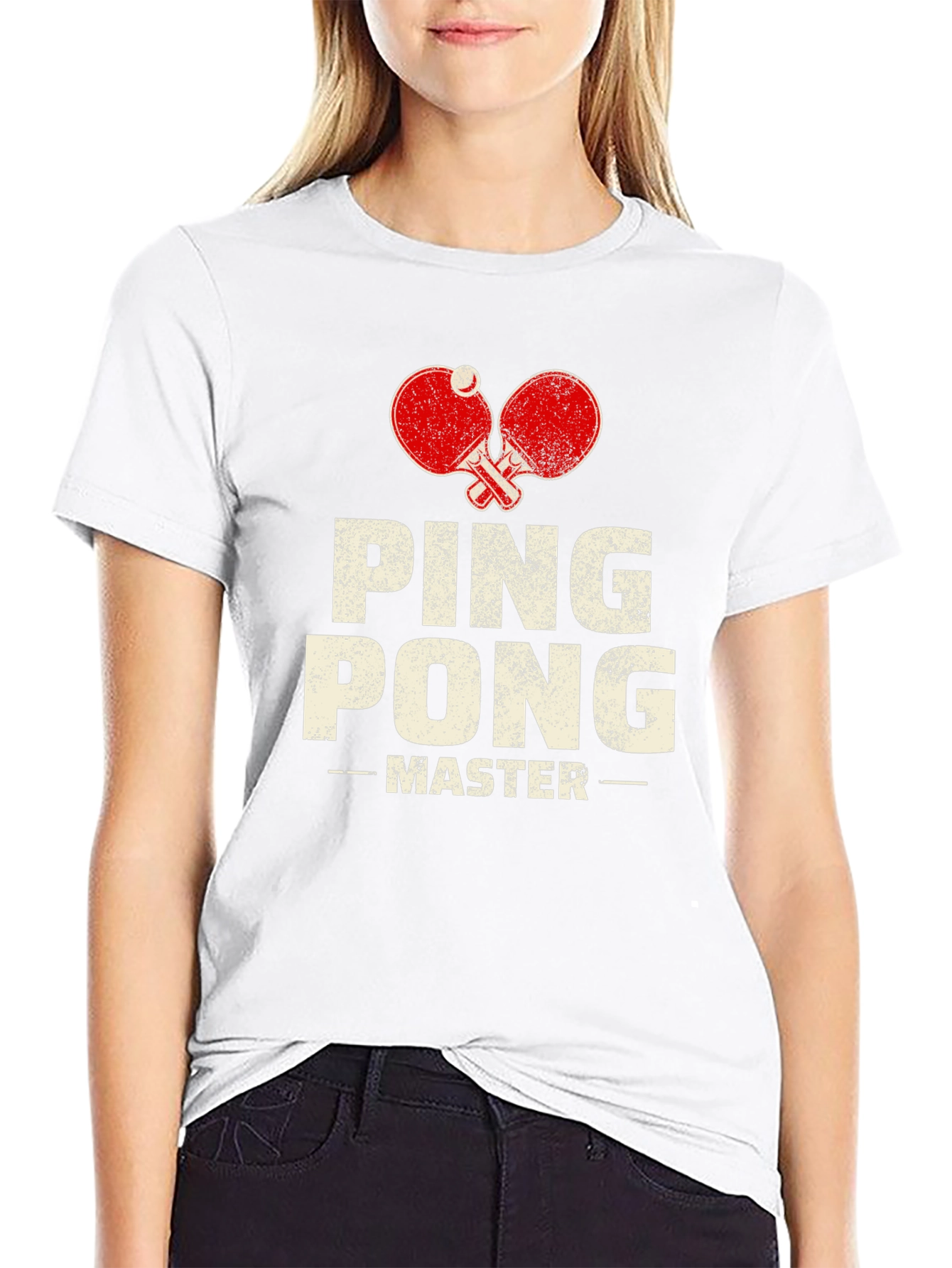 Ping Pong Master Black T-Shirt