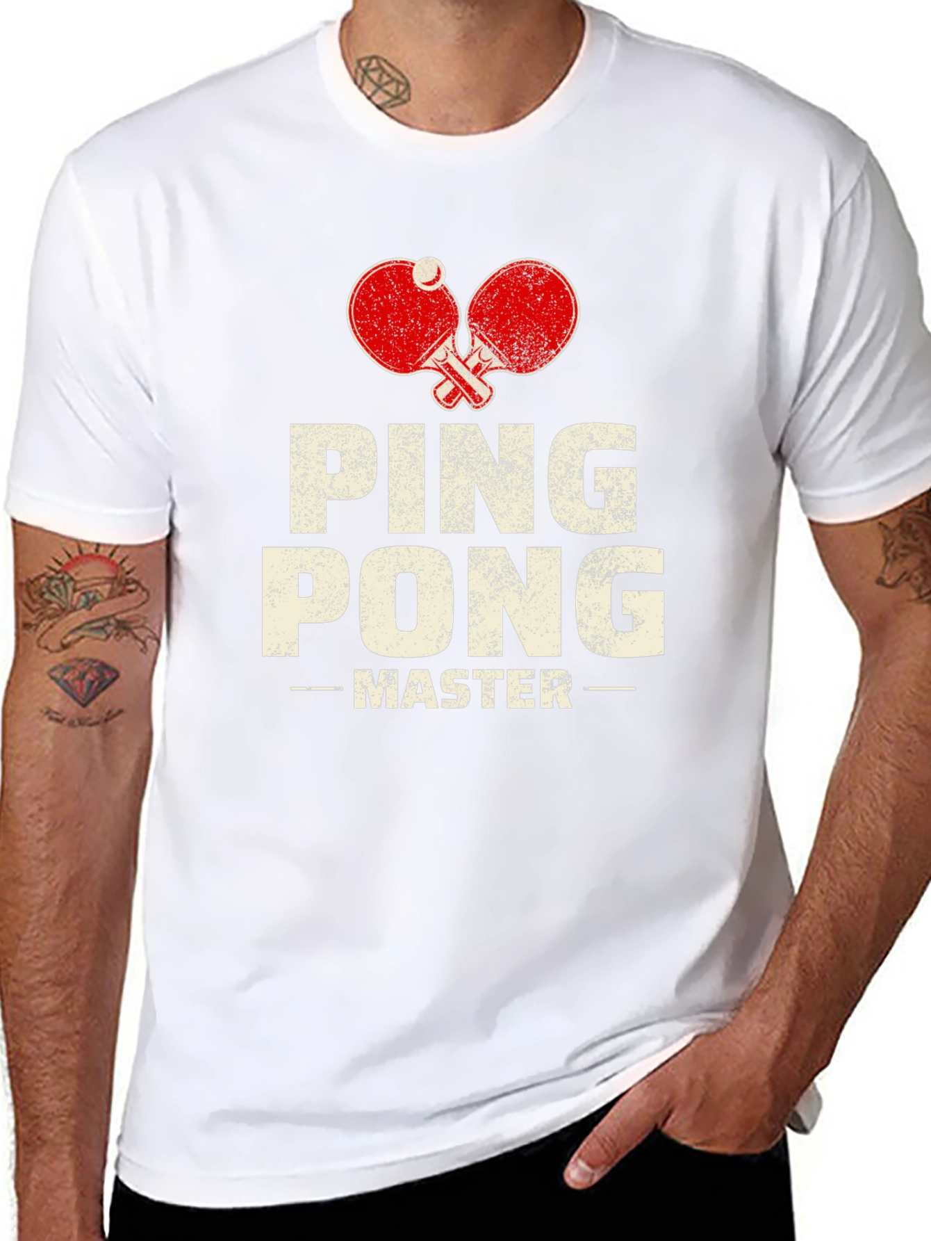 Ping Pong Master Black T-Shirt