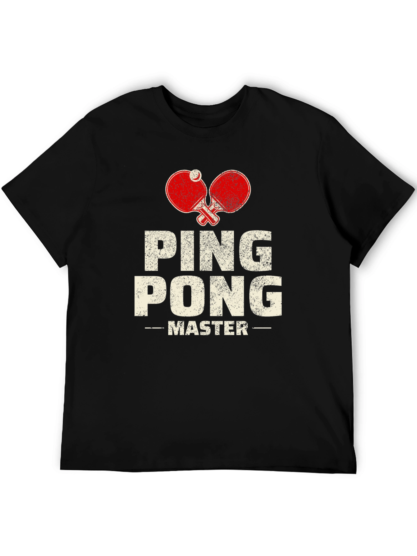 Ping Pong Master Black T-Shirt
