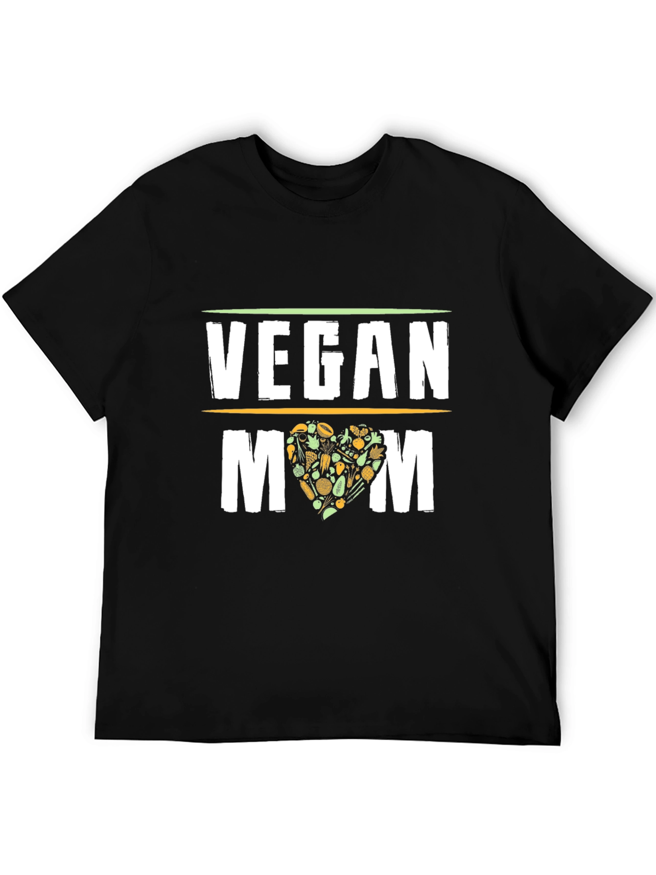 Vegan Mom T-Shirt - Black Graphic Tee