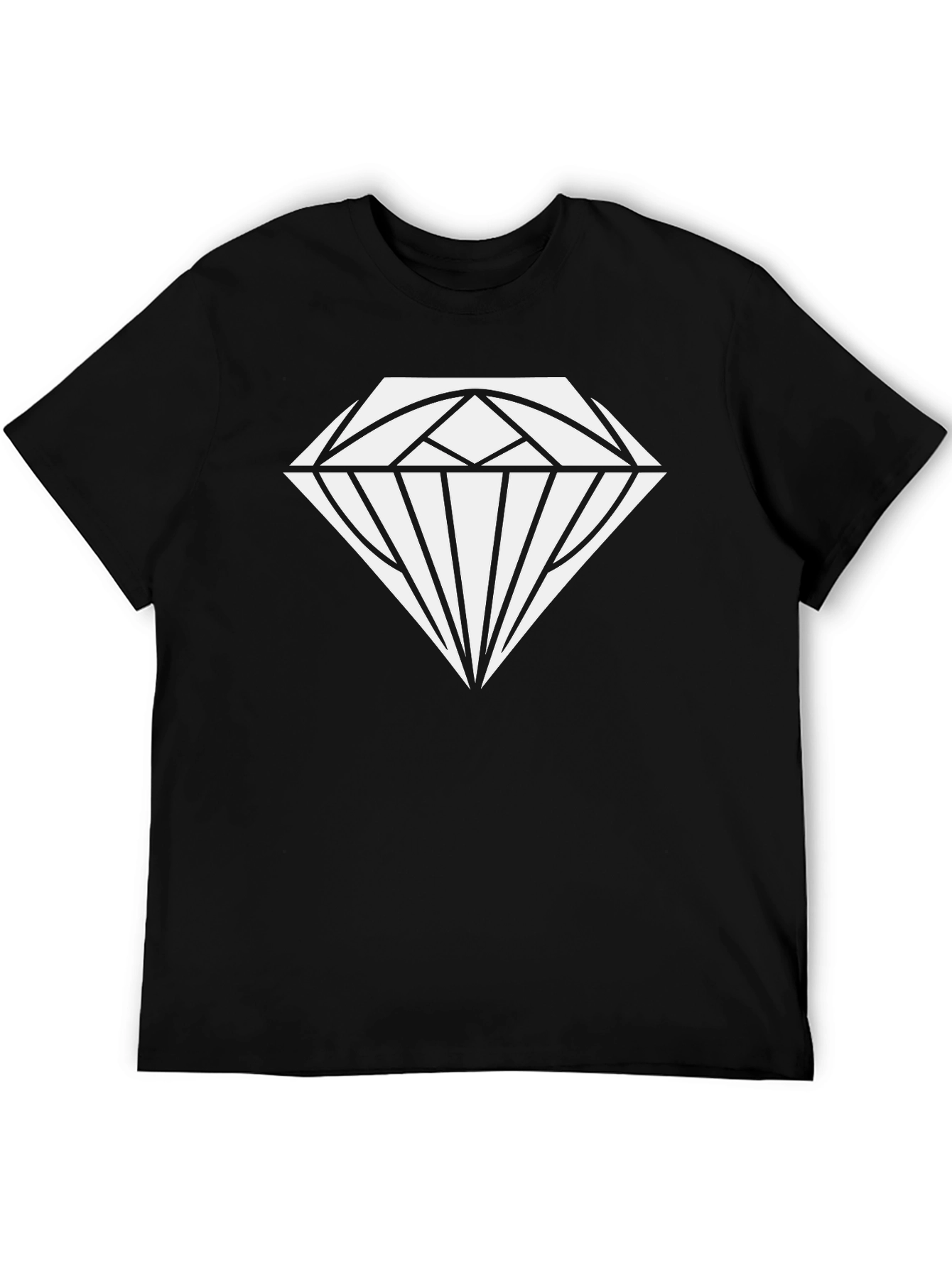 Diamond Graphic Black T-Shirt