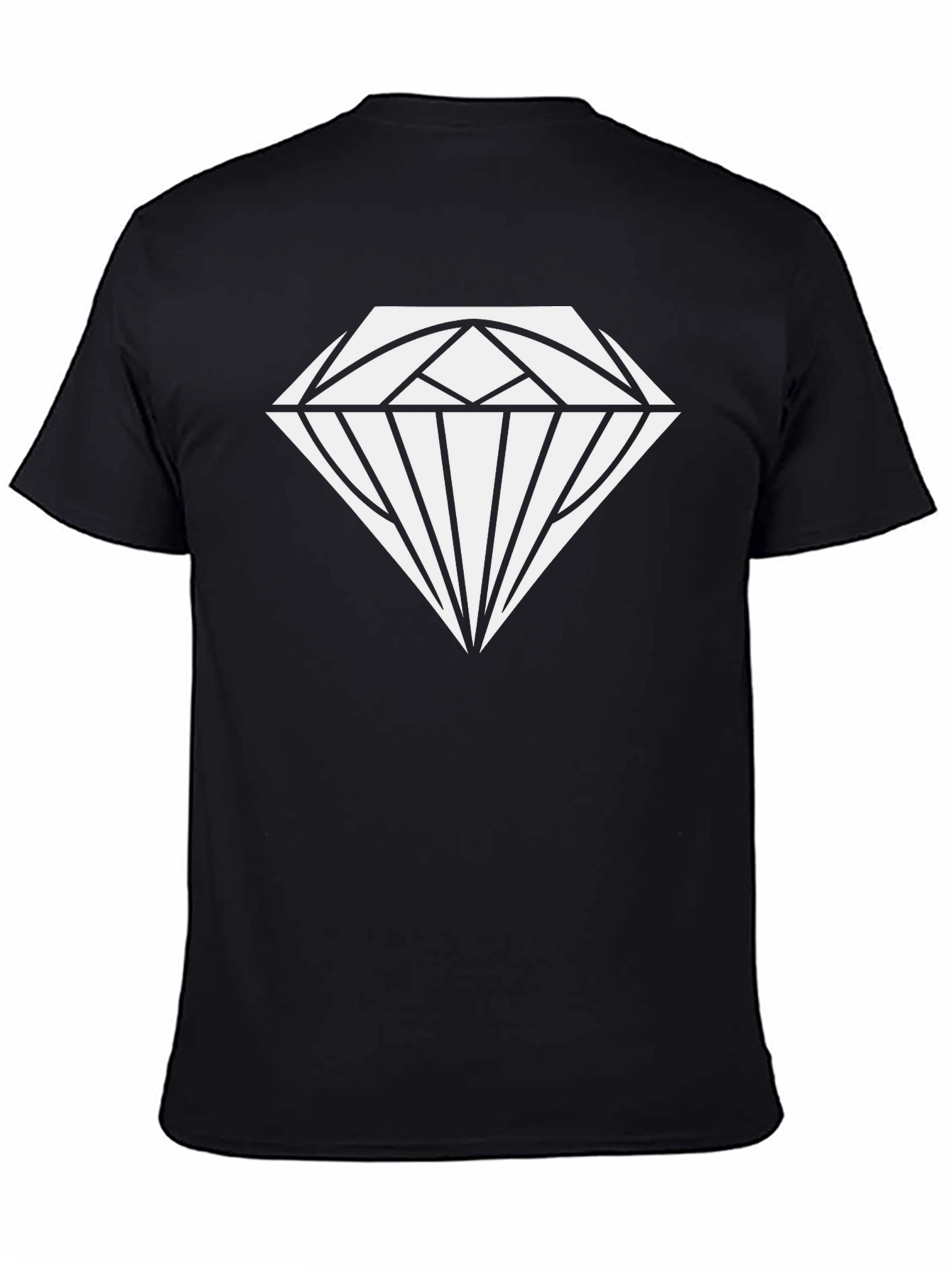 Diamond Graphic Black T-Shirt
