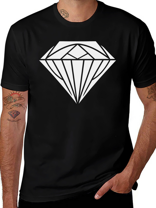 Diamond Graphic Black T-Shirt