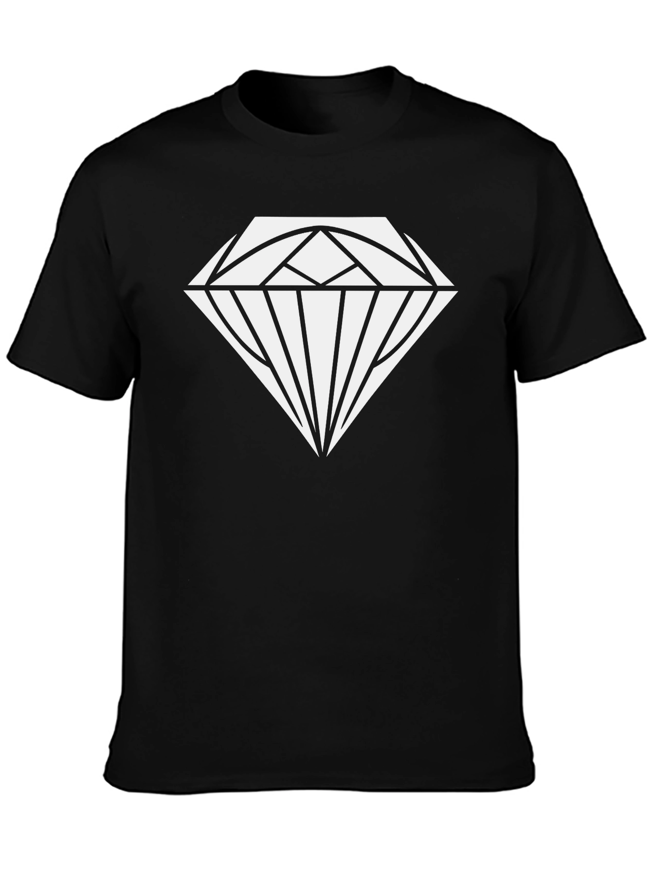 Diamond Graphic Black T-Shirt