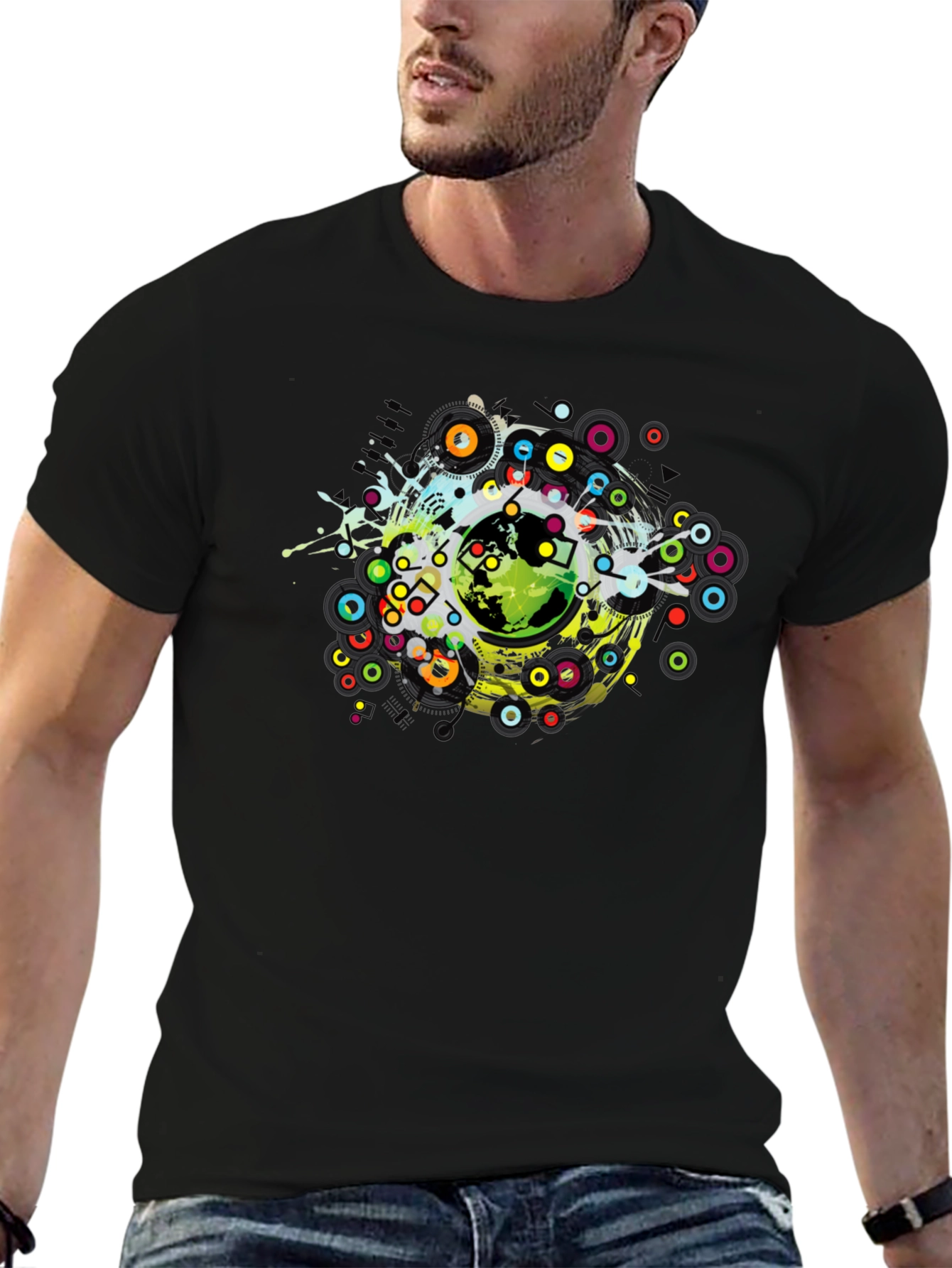 Earth Vibe T-Shirt - Graphic Print