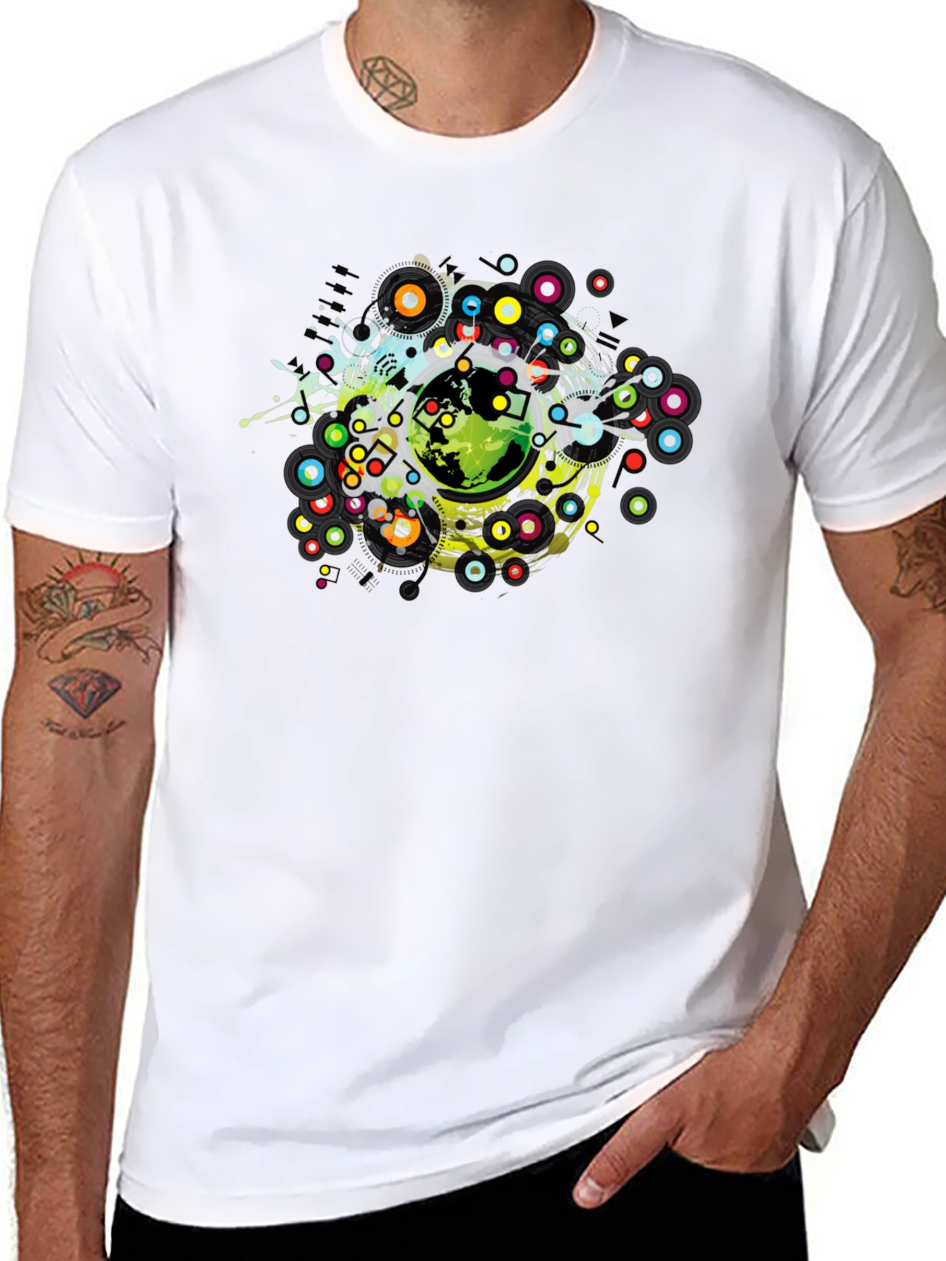 Earth Vibe T-Shirt - Graphic Print
