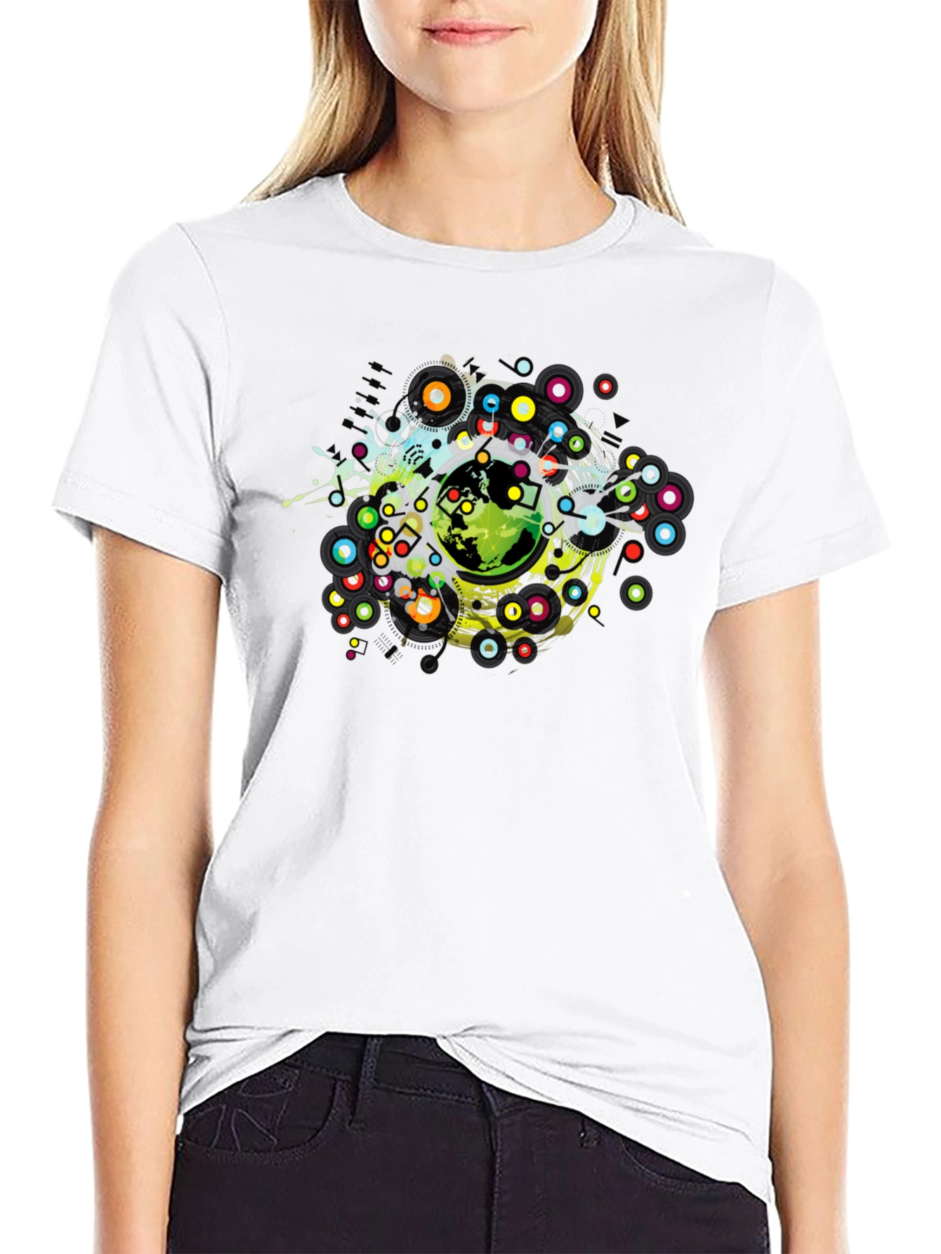 Earth Vibe T-Shirt - Graphic Print