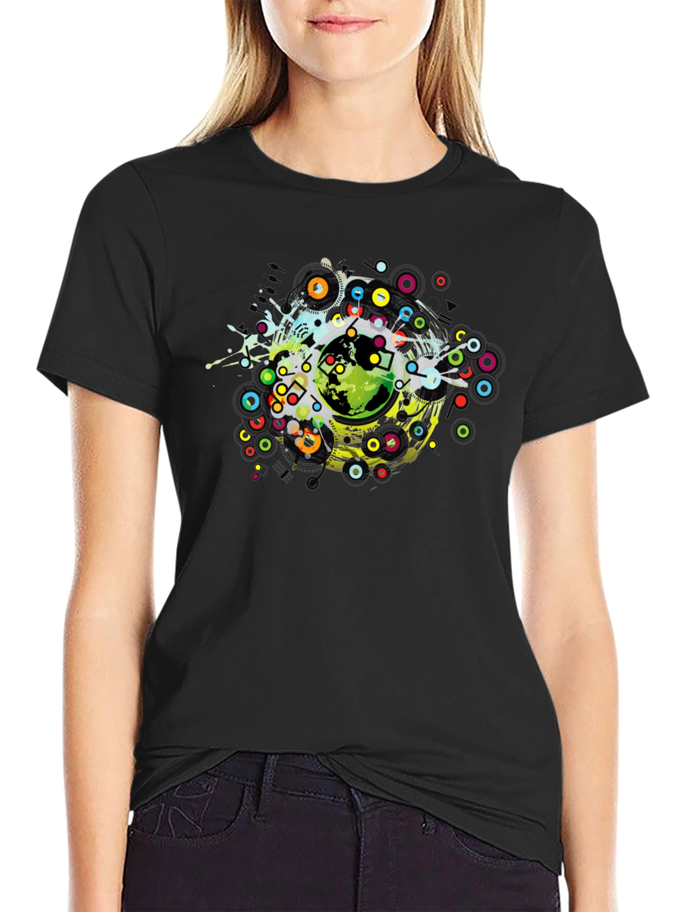 Earth Vibe T-Shirt - Graphic Print