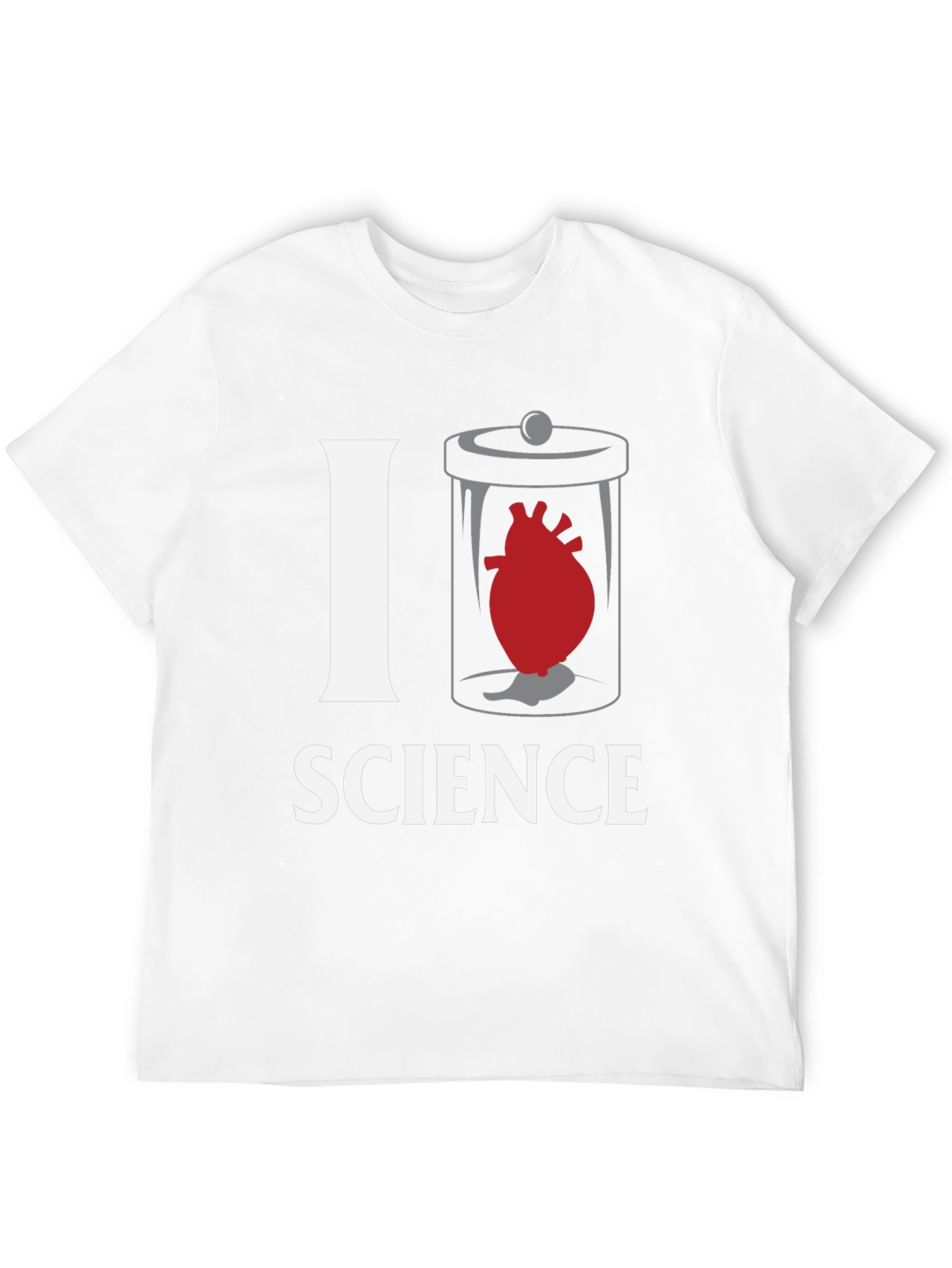 I Heart Science T-Shirt - Novelty Anatomy Tee