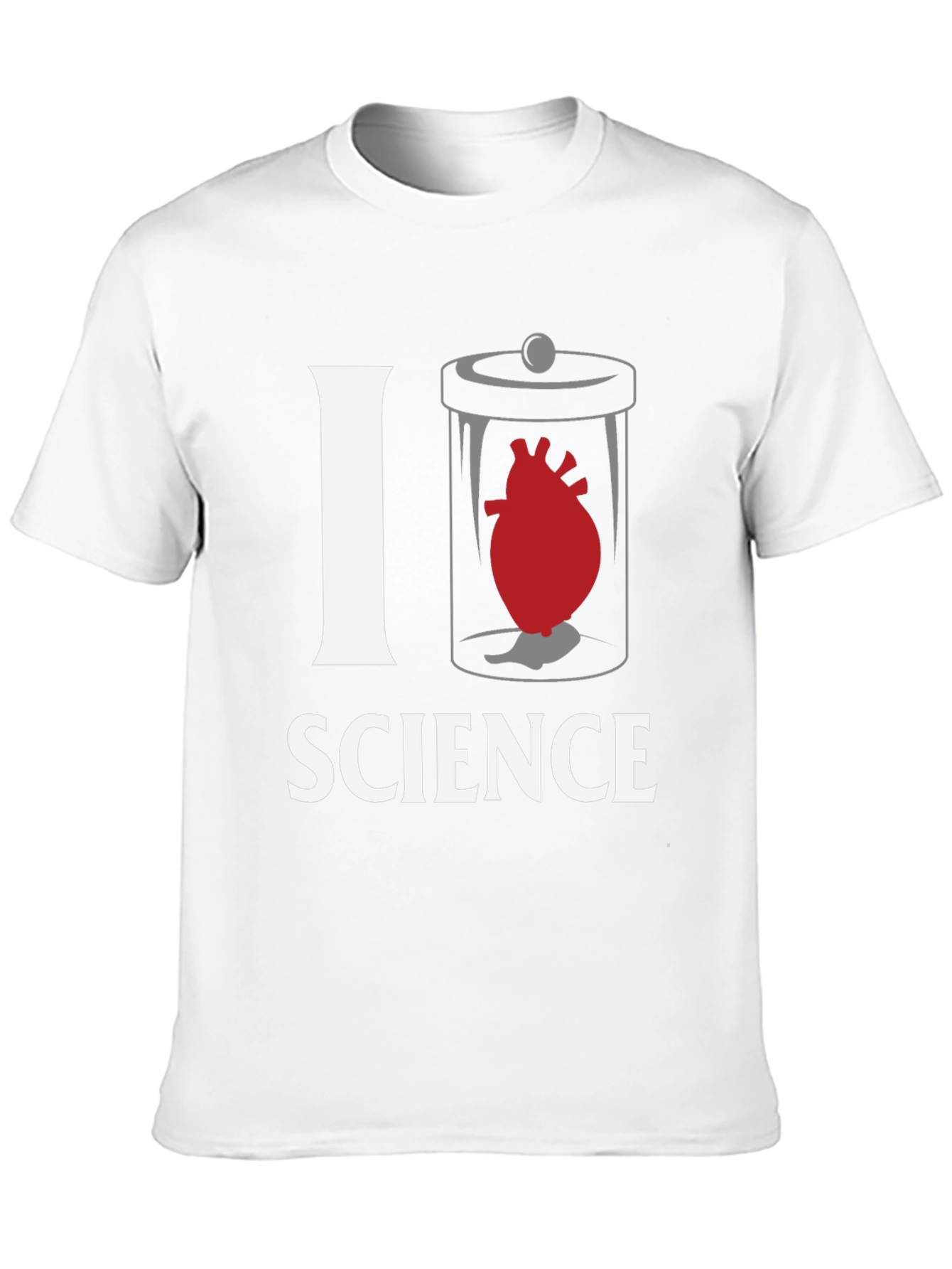 I Heart Science T-Shirt - Novelty Anatomy Tee