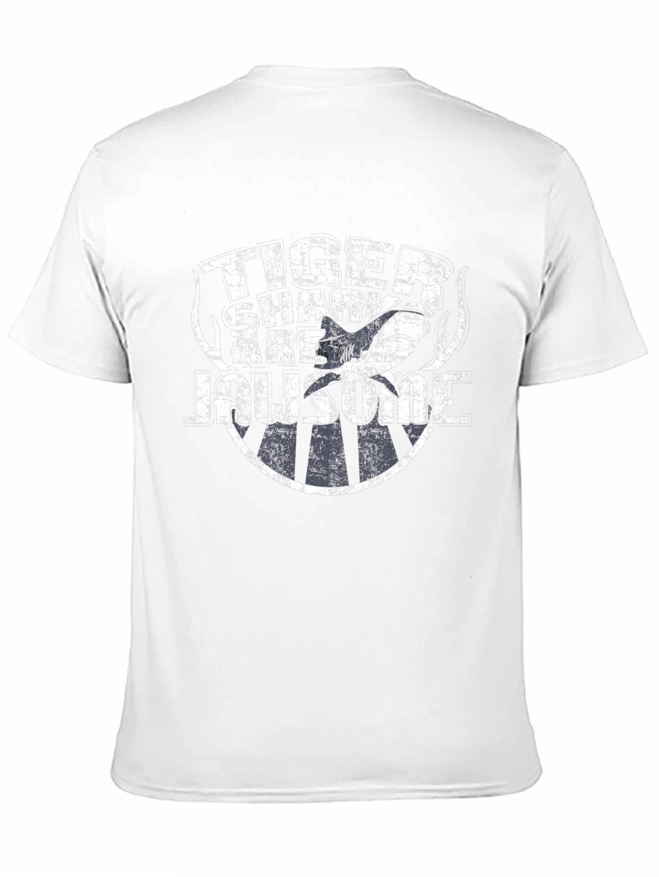 Tiger Shark Jawsome Graphic T-Shirt - Black