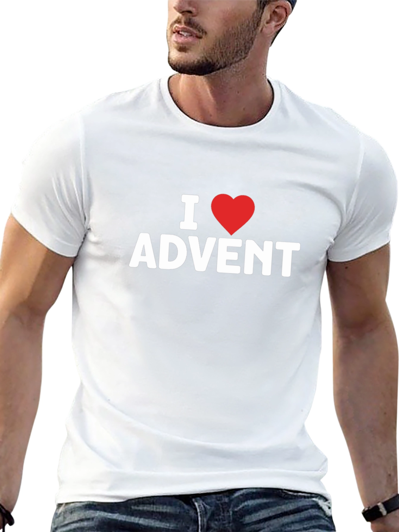 I Heart Advent Black T-Shirt