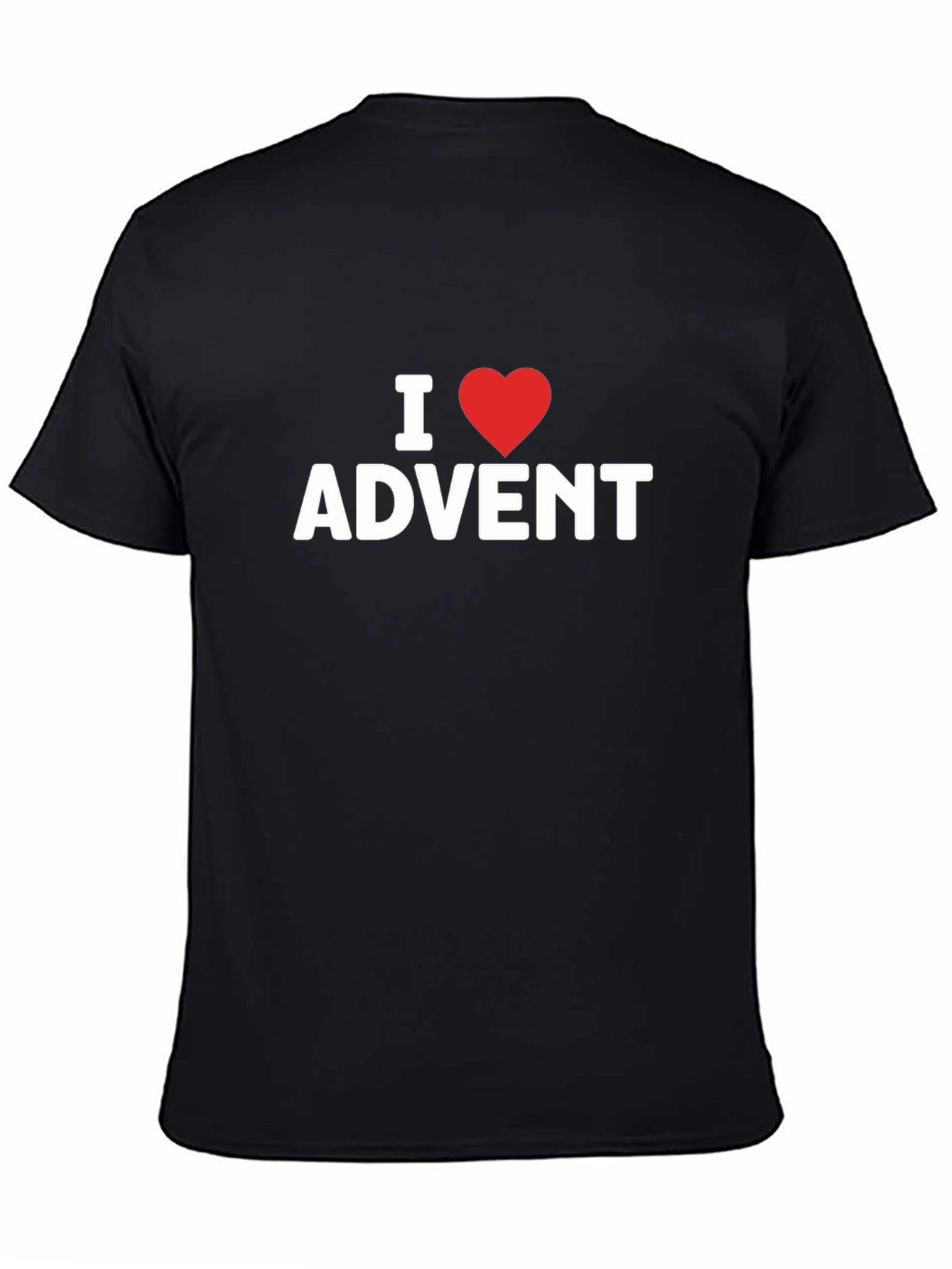 I Heart Advent Black T-Shirt