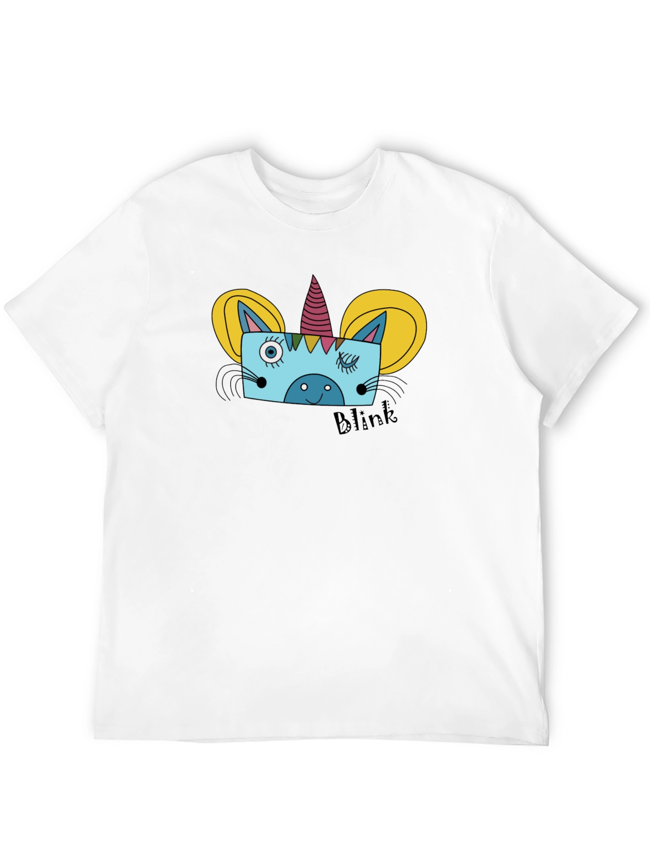 Unicorn Graphic T-Shirt Funny Blink Tee
