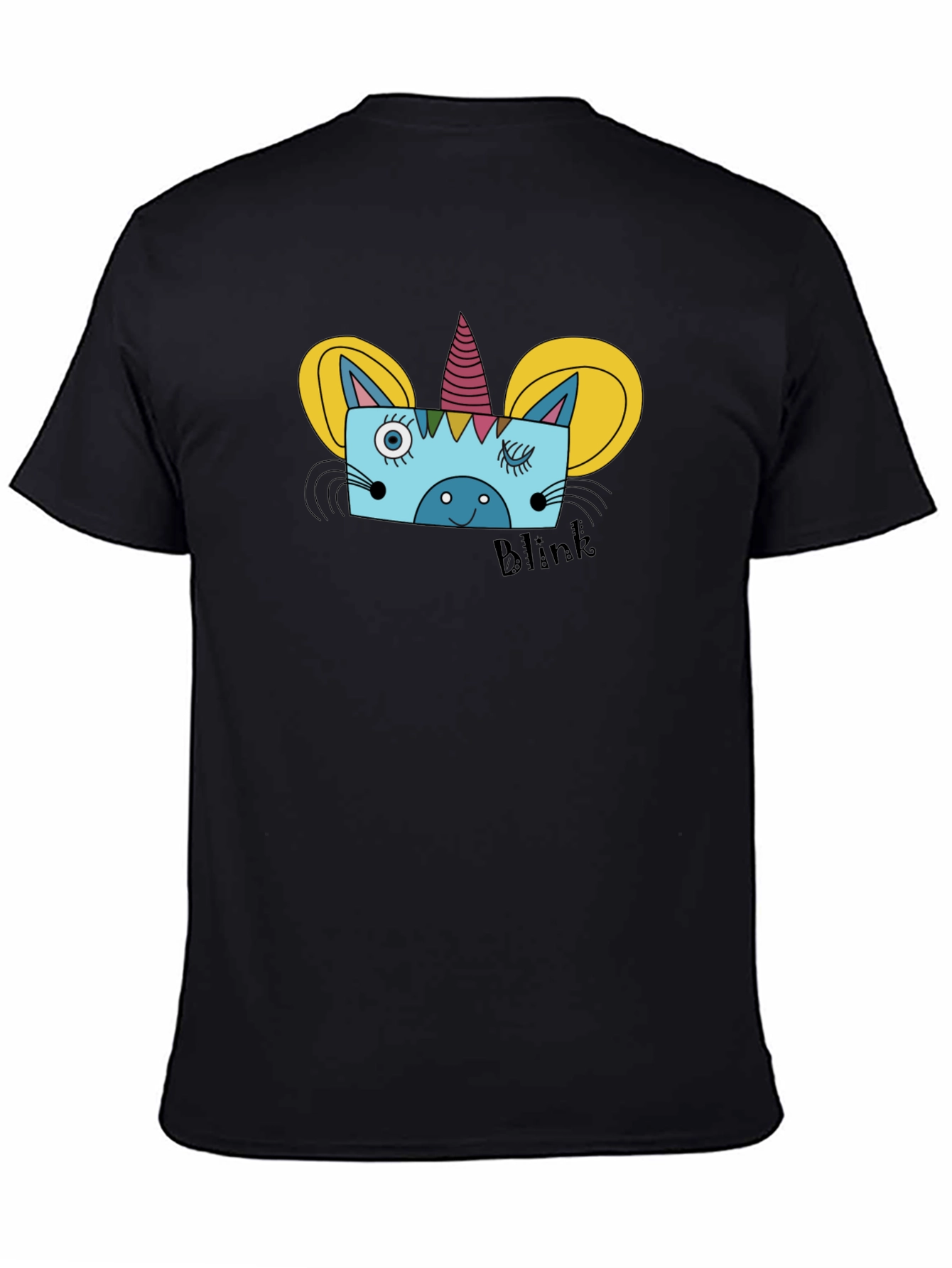 Unicorn Graphic T-Shirt Funny Blink Tee