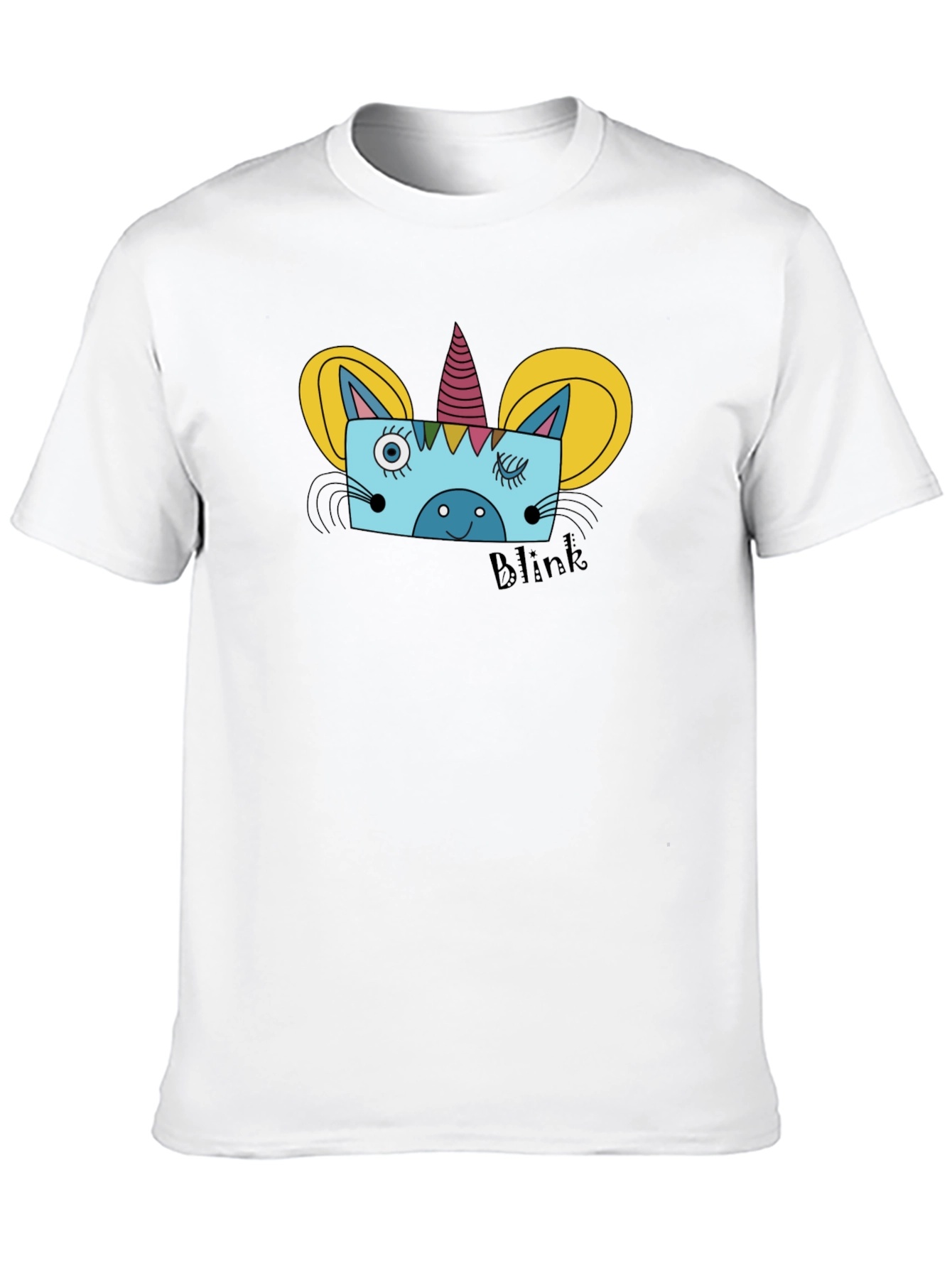 Unicorn Graphic T-Shirt Funny Blink Tee
