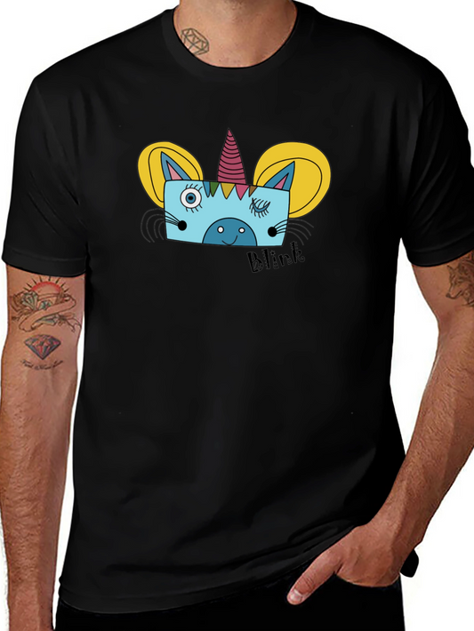 Unicorn Graphic T-Shirt Funny Blink Tee