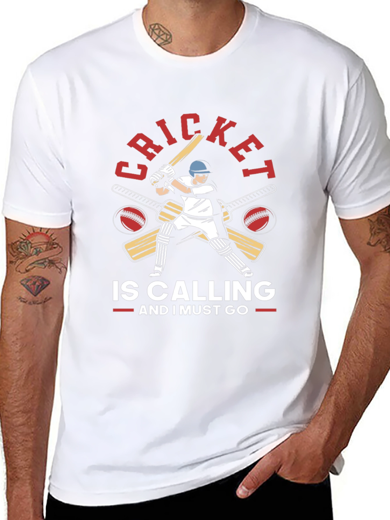 Cricket Calling T-Shirt - Stylish Graphic Tee