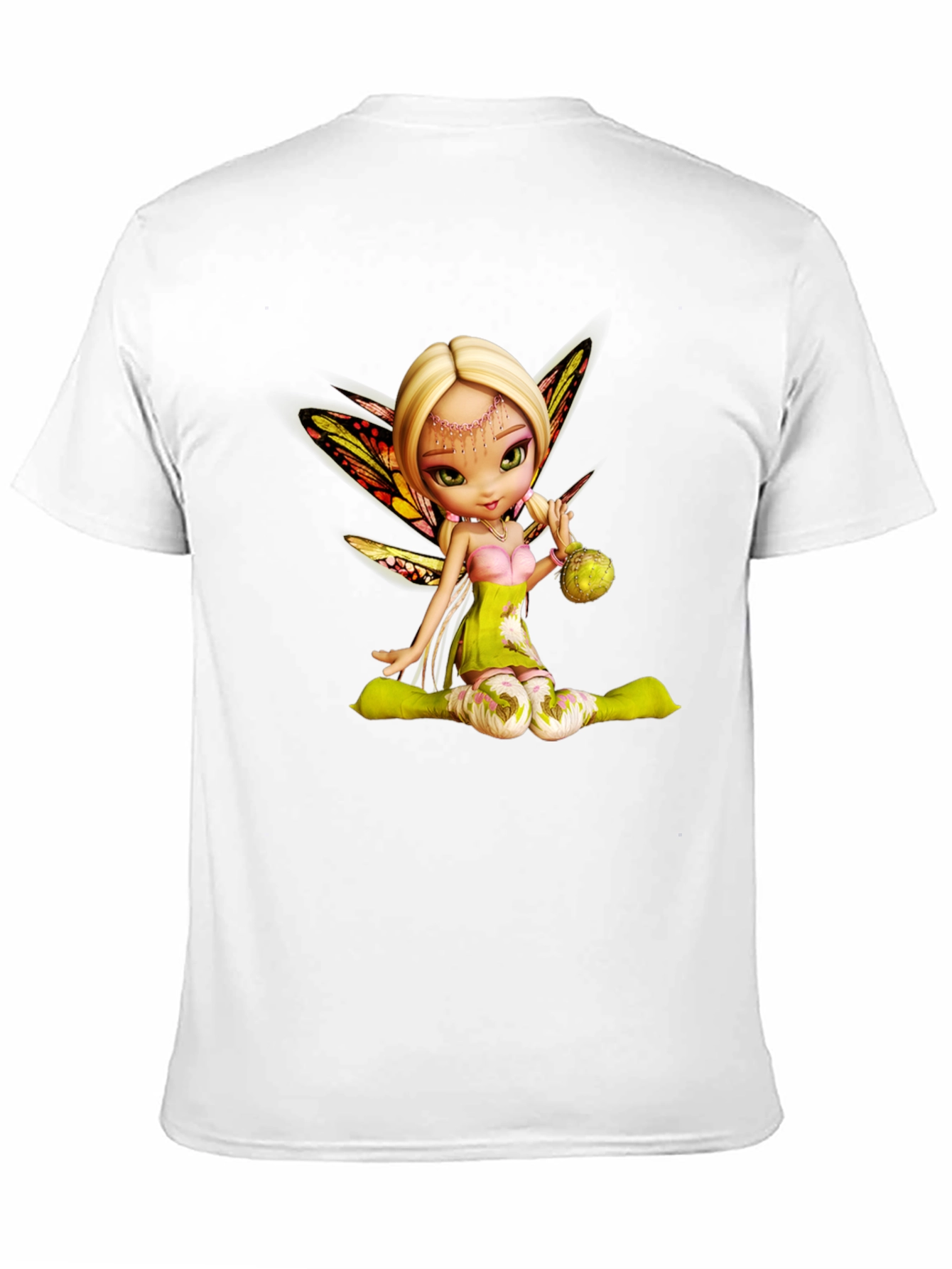 Fairy Graphic Tee - Whimsical Black T-Shirt
