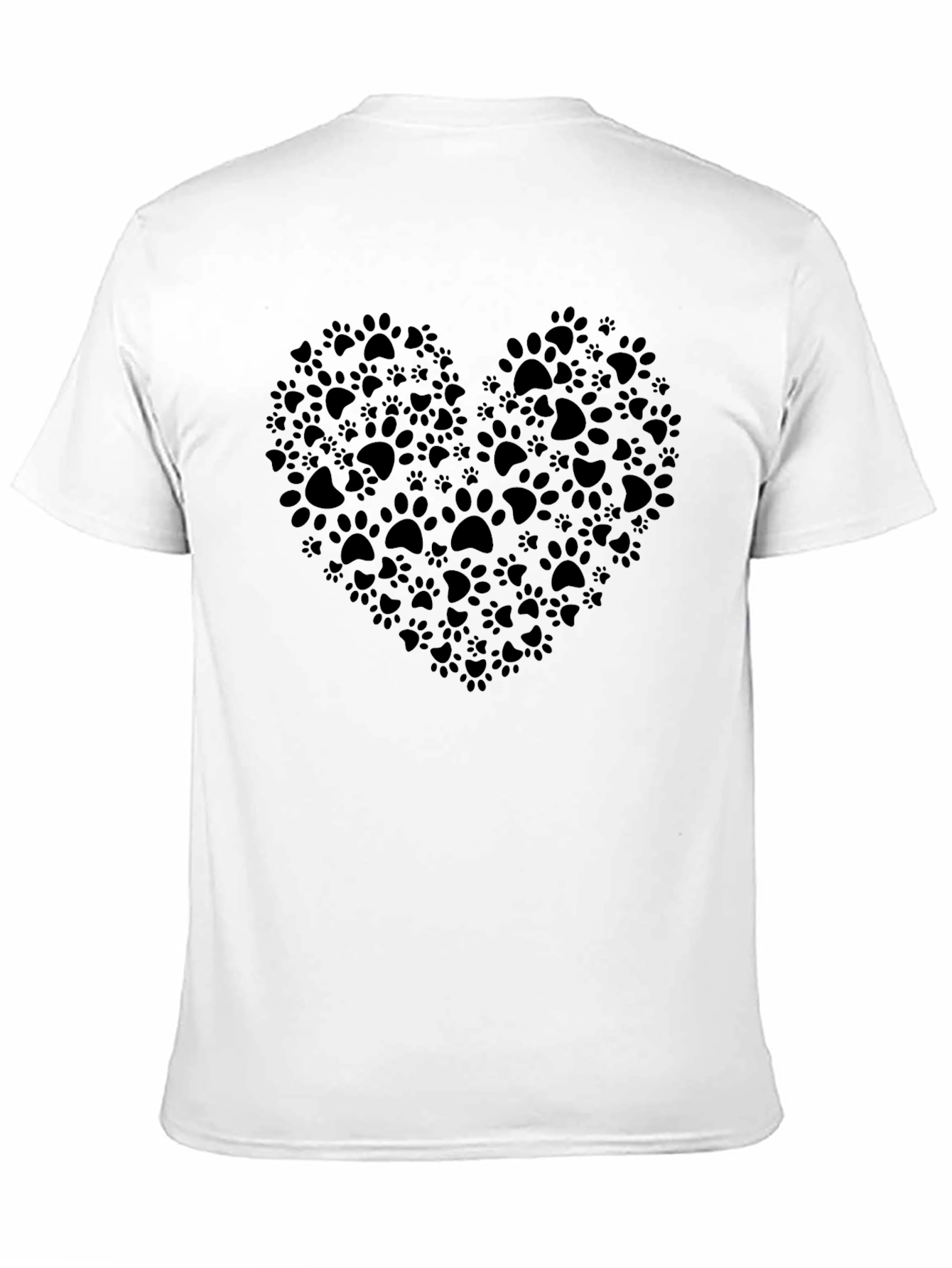 Paw Print Heart T-Shirt – Cute Animal Lover Tee