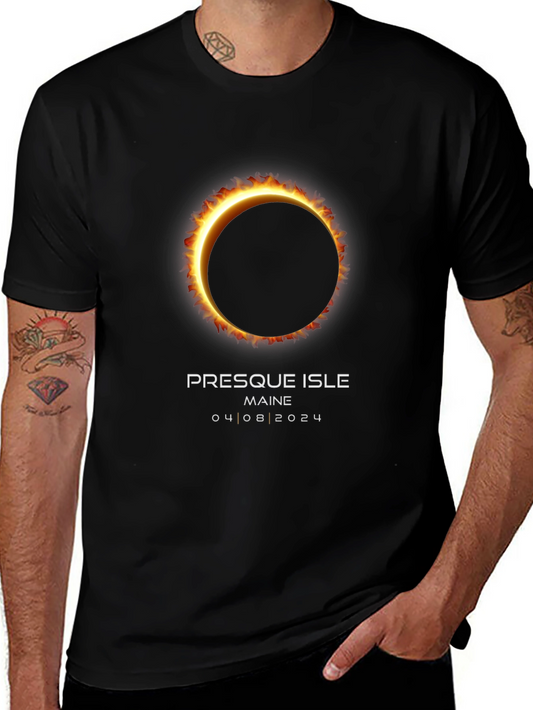 Total Solar Eclipse Presque Isle Maine April 8 2024 T-Shirt