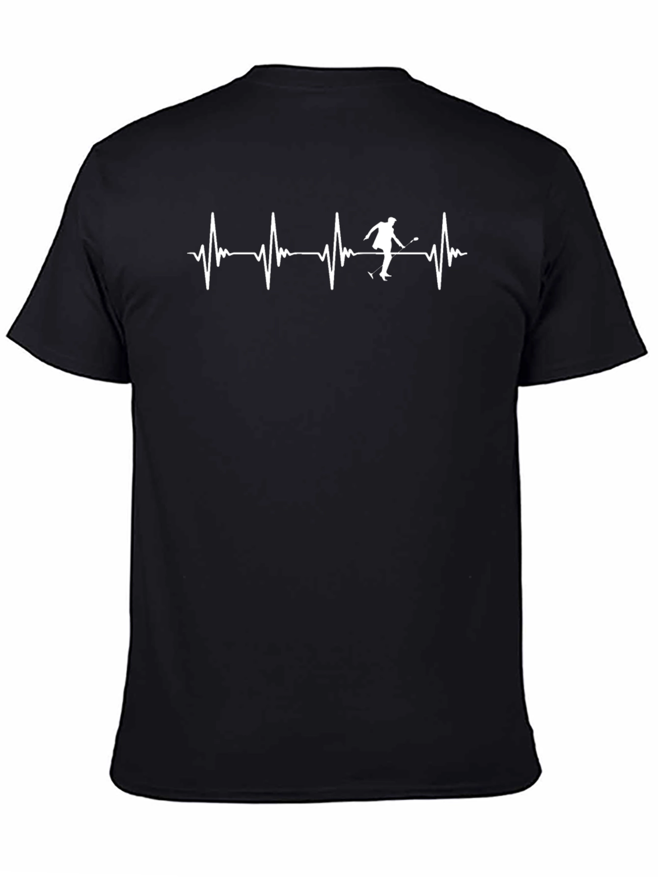 Tennis Heartbeat T-Shirt - Black