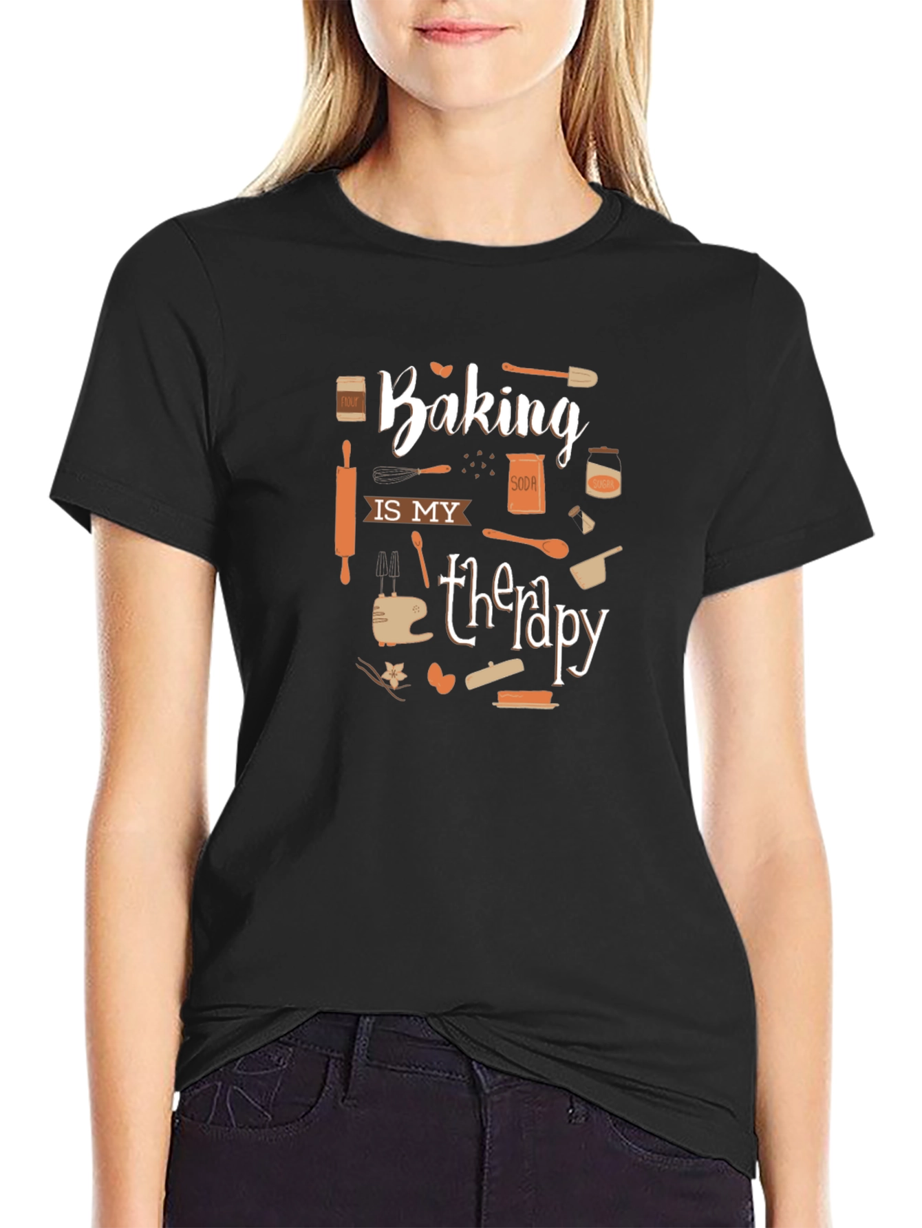 Baking is My Therapy T-Shirt