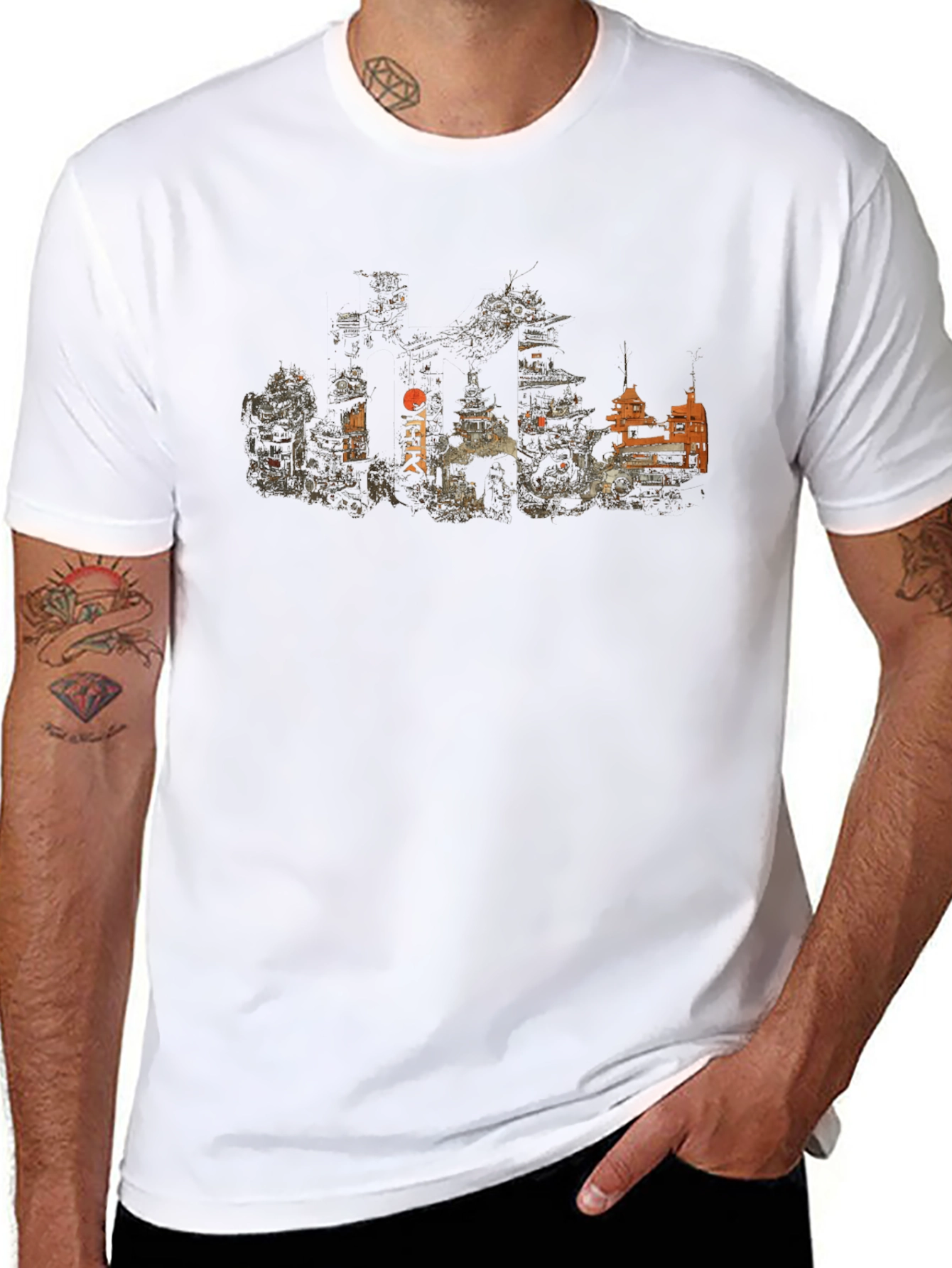 Urban Graphic T-Shirt - Edgy Design