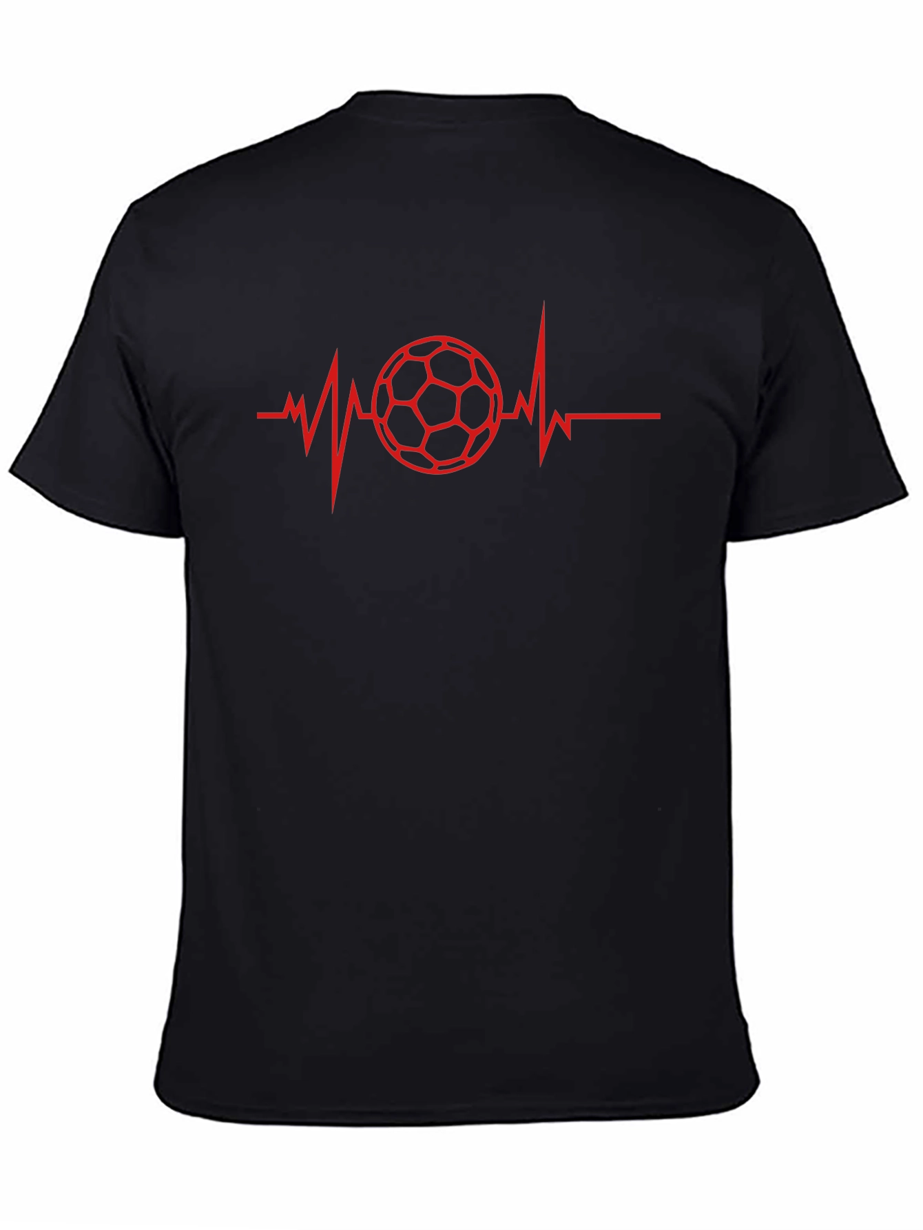 Soccer Heartbeat T-Shirt - Sporty Graphic Tee