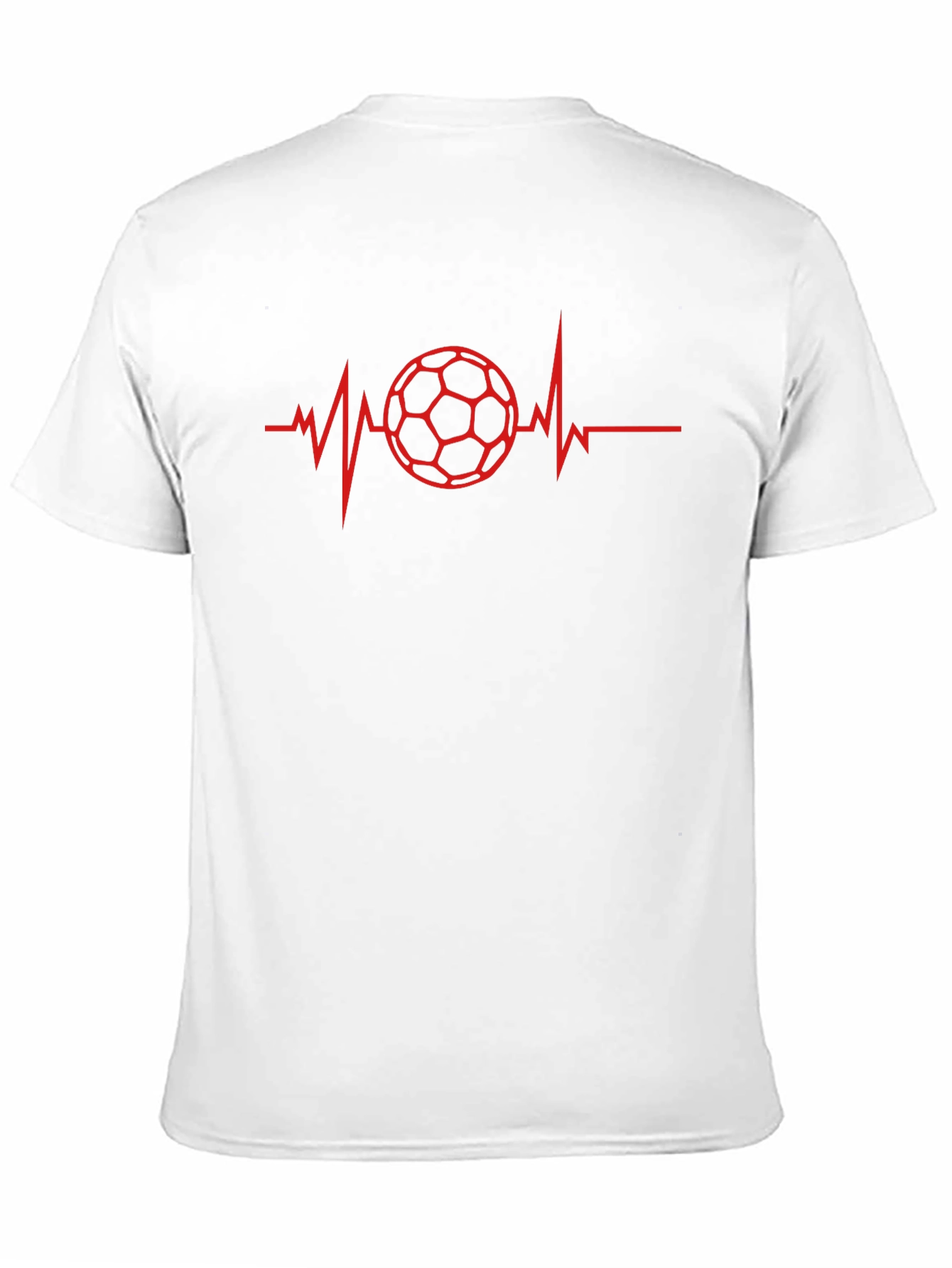Soccer Heartbeat T-Shirt - Sporty Graphic Tee