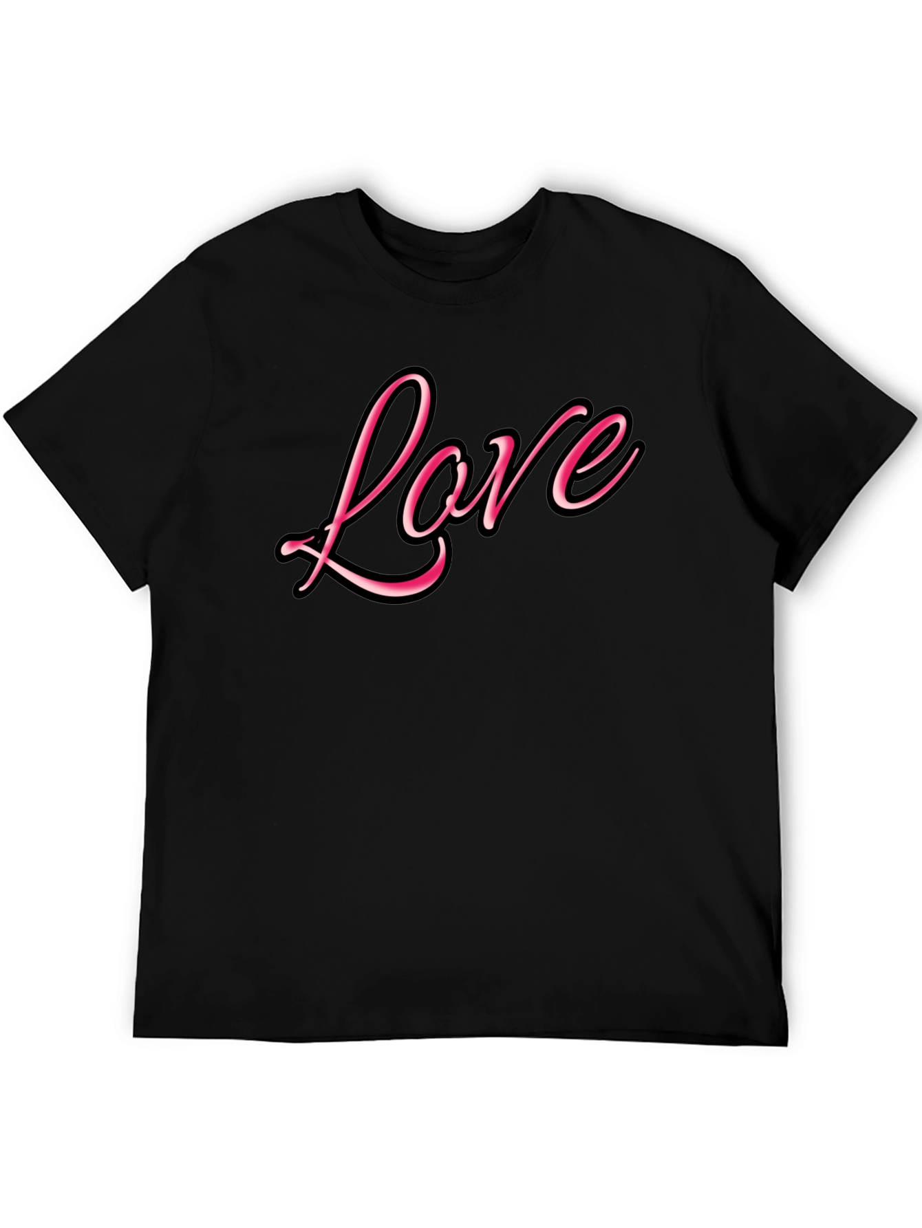 Love Graphic Black T-Shirt