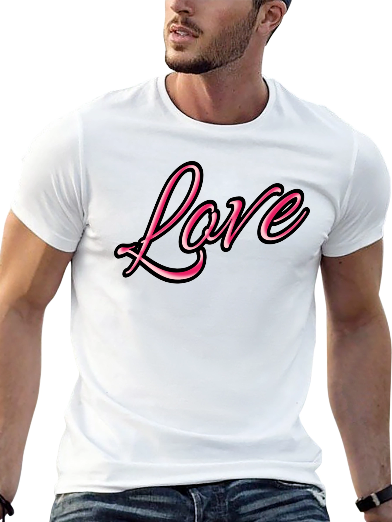 Love Graphic Black T-Shirt