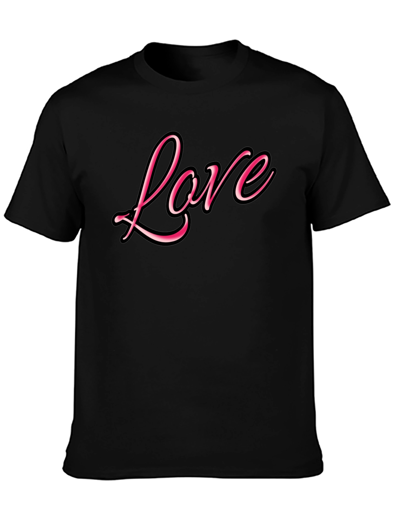 Love Graphic Black T-Shirt