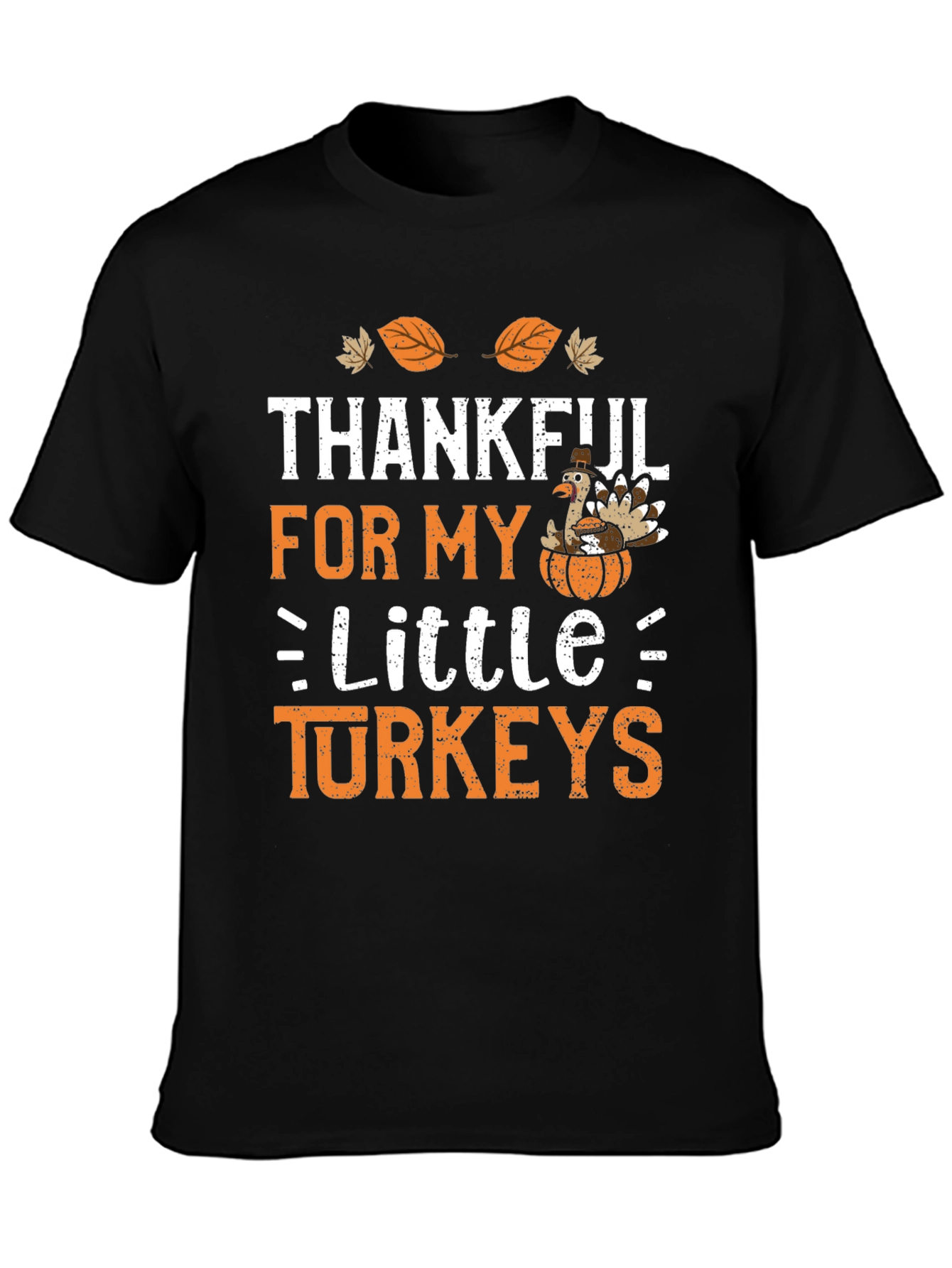 Thankful for Little Turkeys Graphic T-Shirt