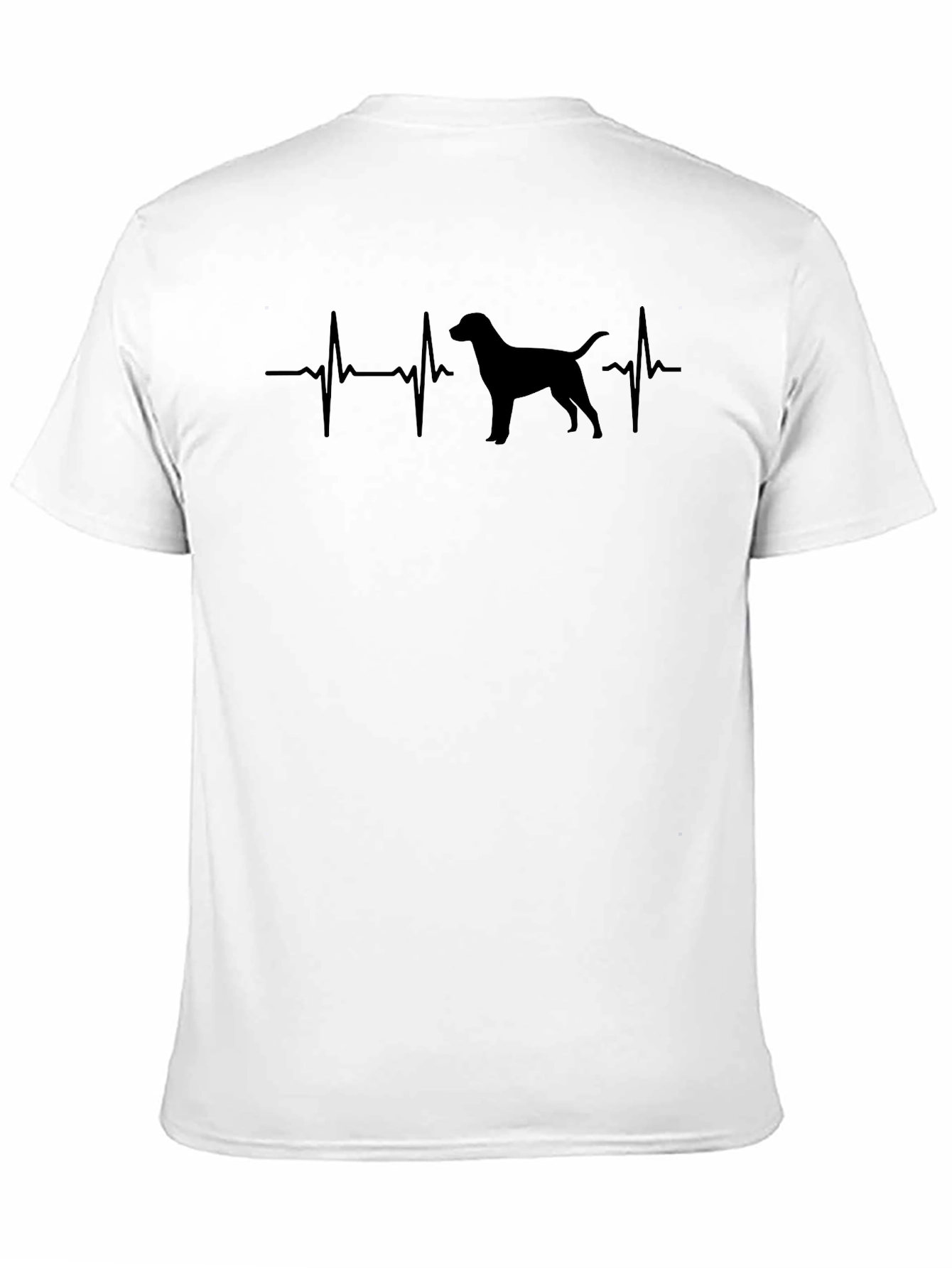 Dog Heartbeat EKG T-Shirt – Minimalist Dog Lover Tee