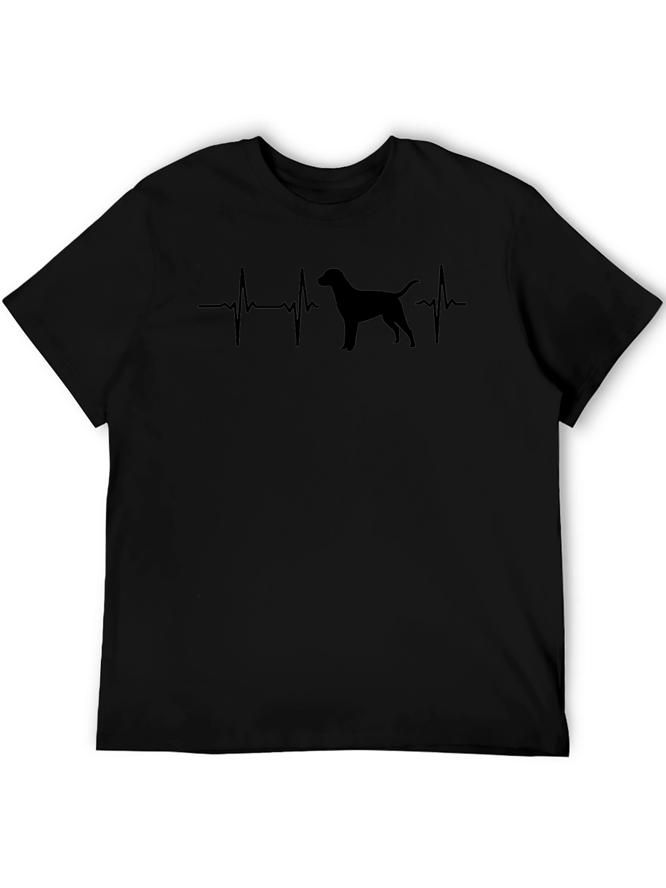 Dog Heartbeat EKG T-Shirt – Minimalist Dog Lover Tee
