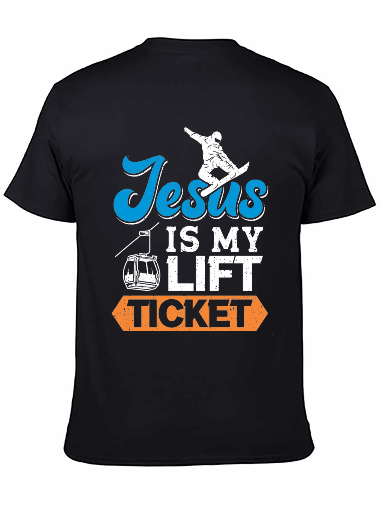 Jesus is My Lift Ticket Graphic Tee
