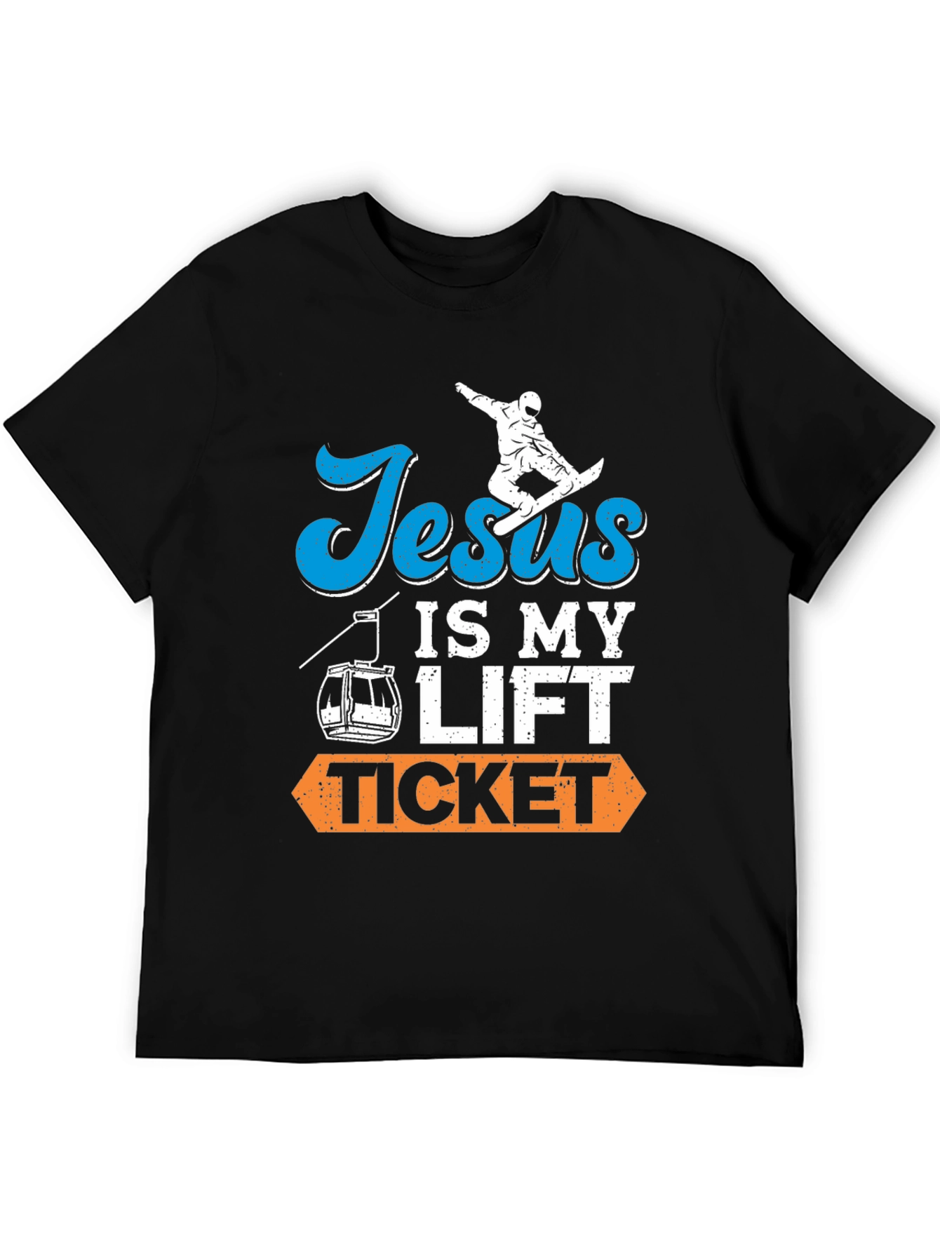 Jesus is My Lift Ticket Graphic Tee