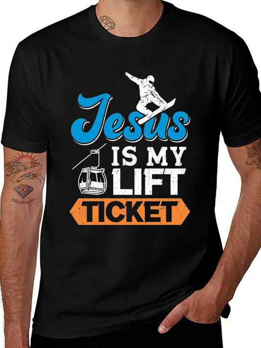 Jesus is My Lift Ticket Graphic Tee