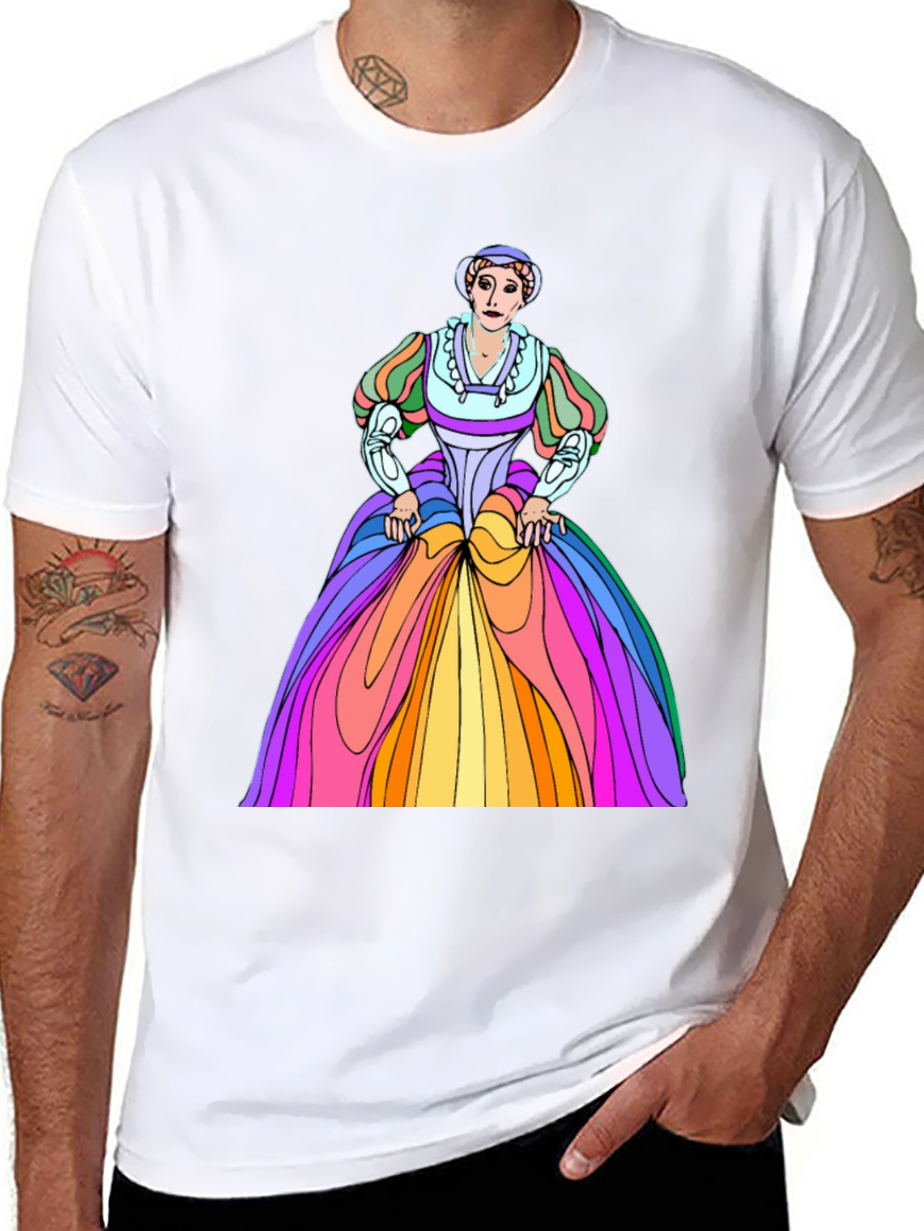 Colorful Renaissance Dress T-Shirt