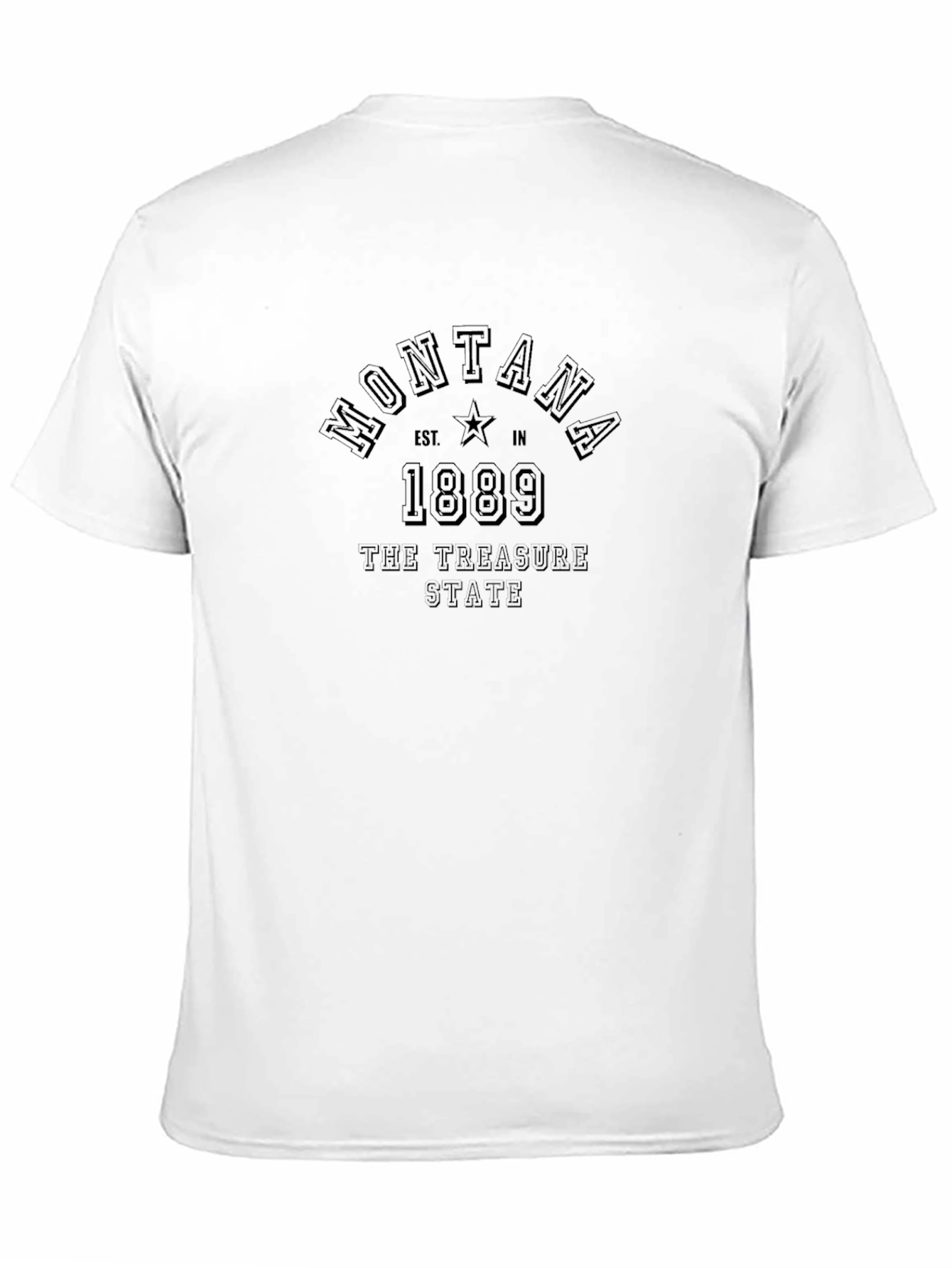 Montana Treasure State Black T-Shirt