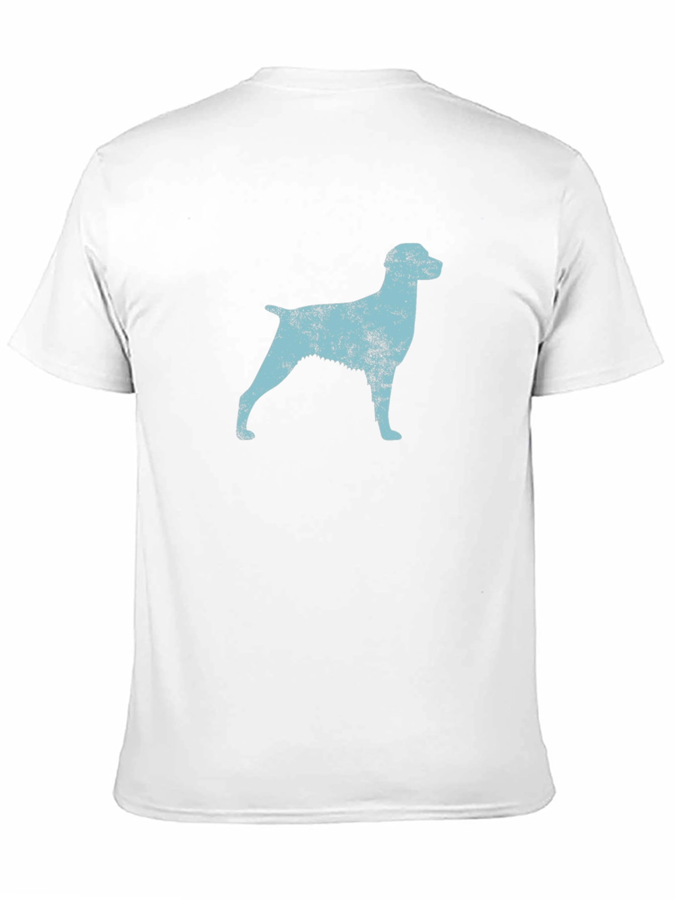 Dog Silhouette Graphic Tee - Black