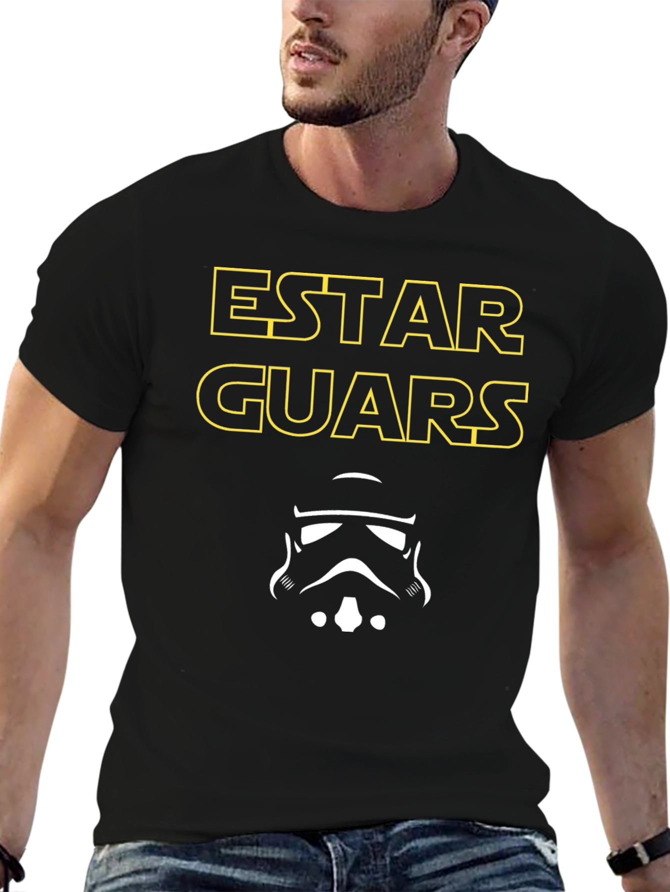 Estar Guars Stormtrooper Black T-Shirt