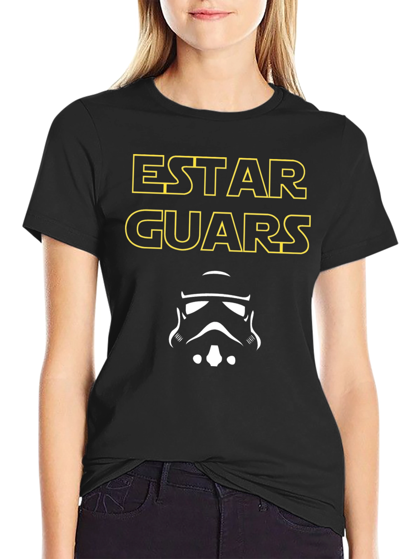 Estar Guars Stormtrooper Black T-Shirt