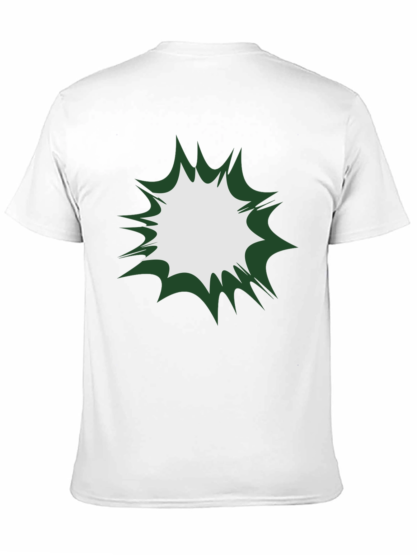 Mens Black T-Shirt - Exploding Graphic Design