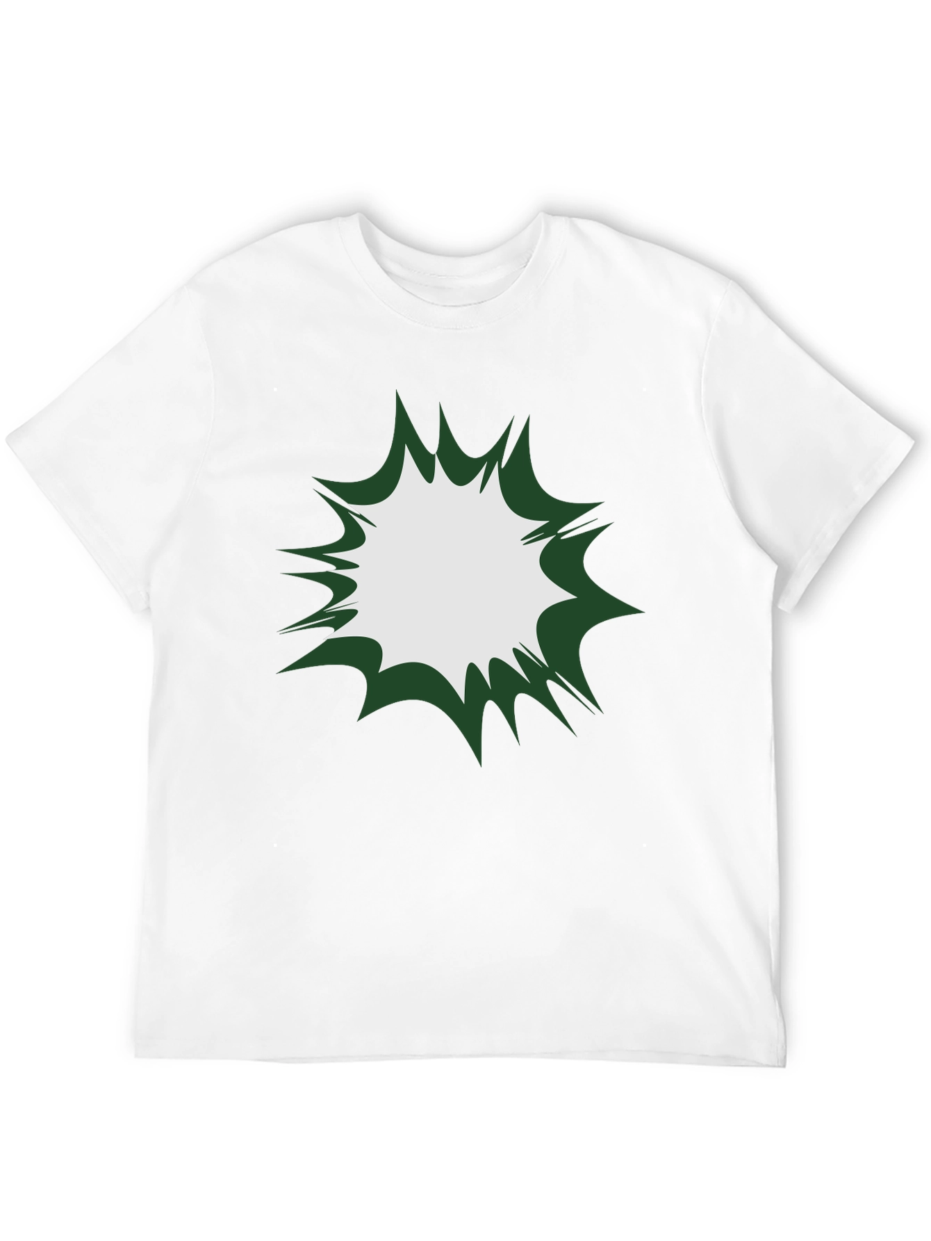 Mens Black T-Shirt - Exploding Graphic Design