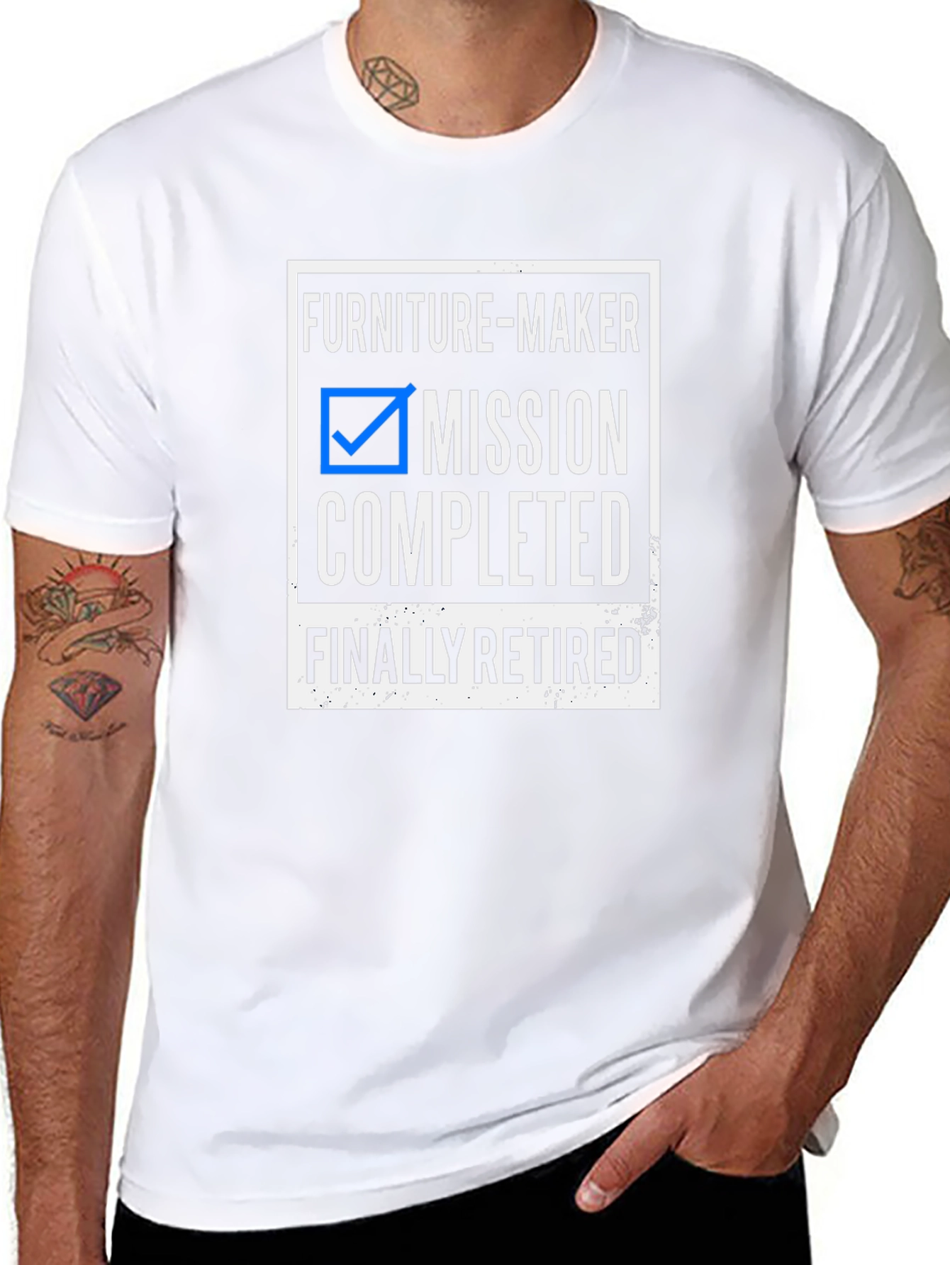 Furniture-Maker Mission Completed Retirement T-Shirt