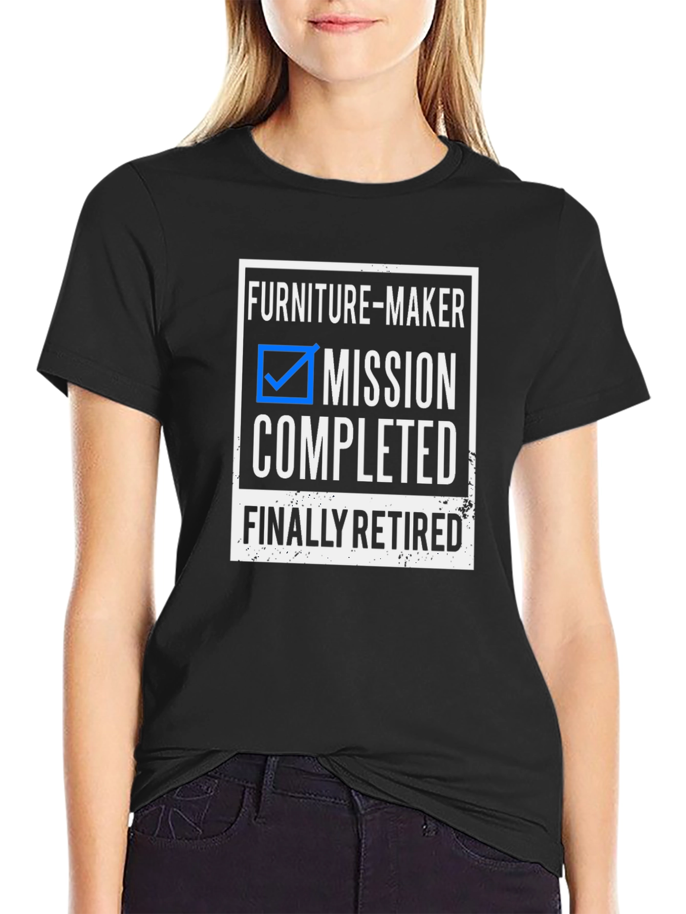 Furniture-Maker Mission Completed Retirement T-Shirt
