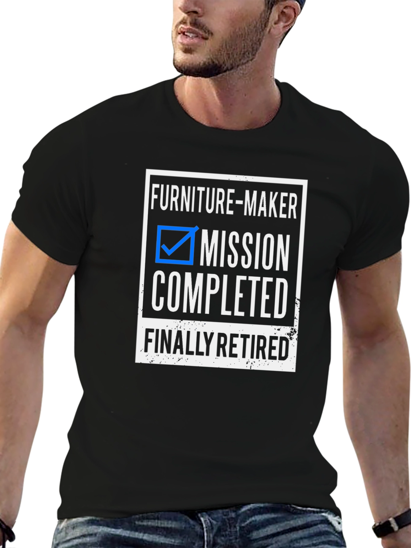 Furniture-Maker Mission Completed Retirement T-Shirt
